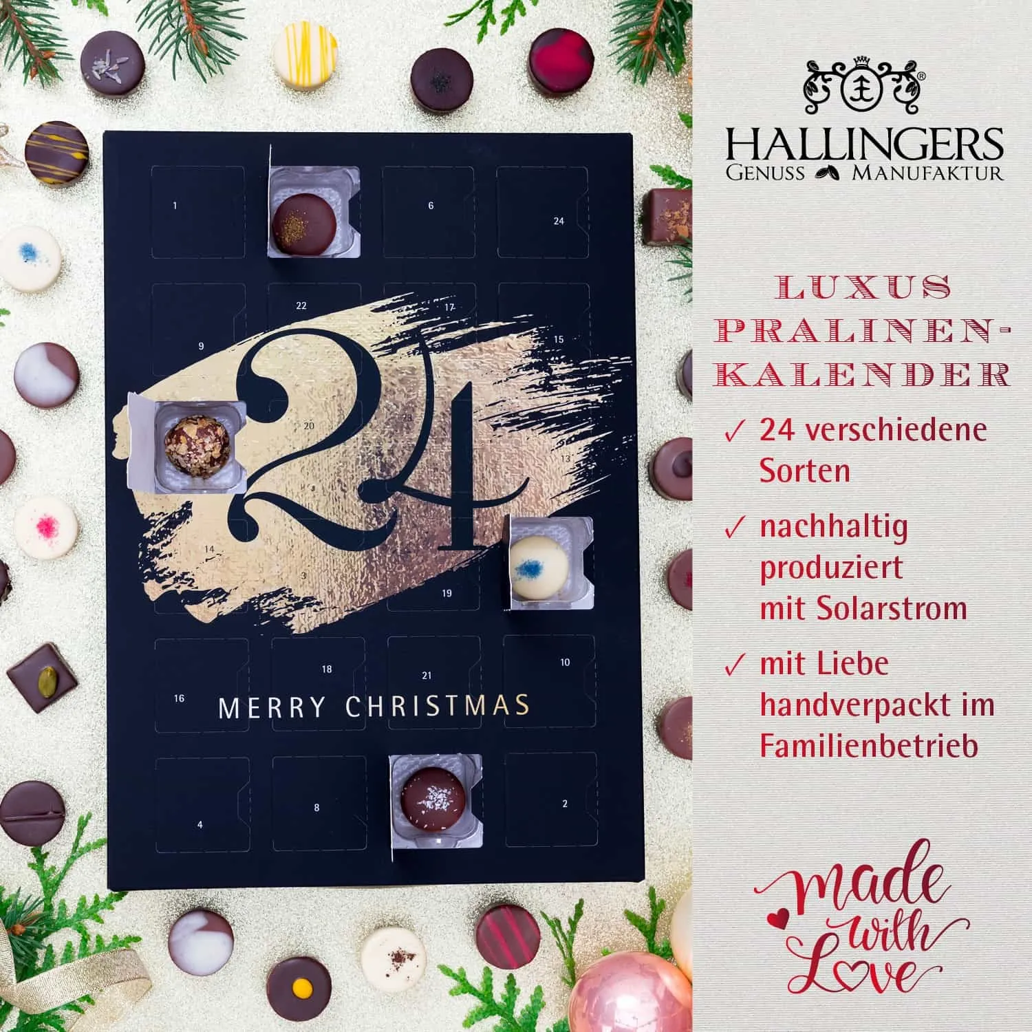 Pure Verführung! Die Königsklasse der Confiserie-Kunst sind Pralinen.