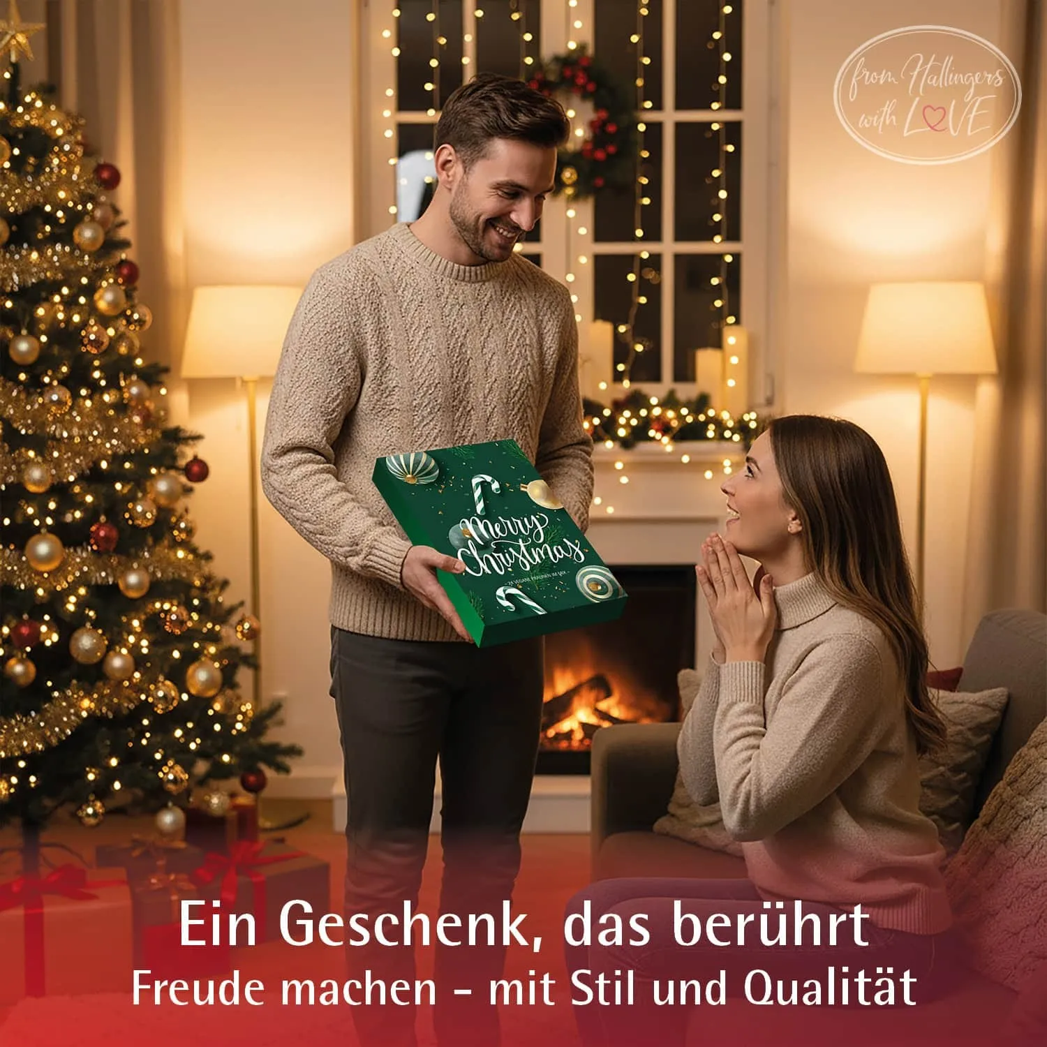 Merry Christmas vegan (Pralinen-Mix, vegan)