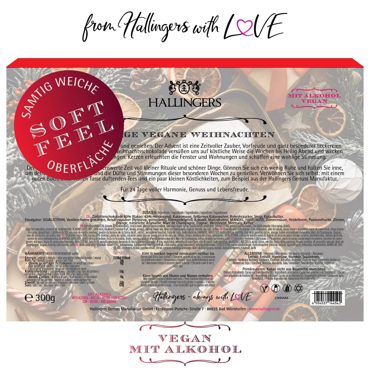 Adventsstimmung (Pralinen-Mix, vegan)