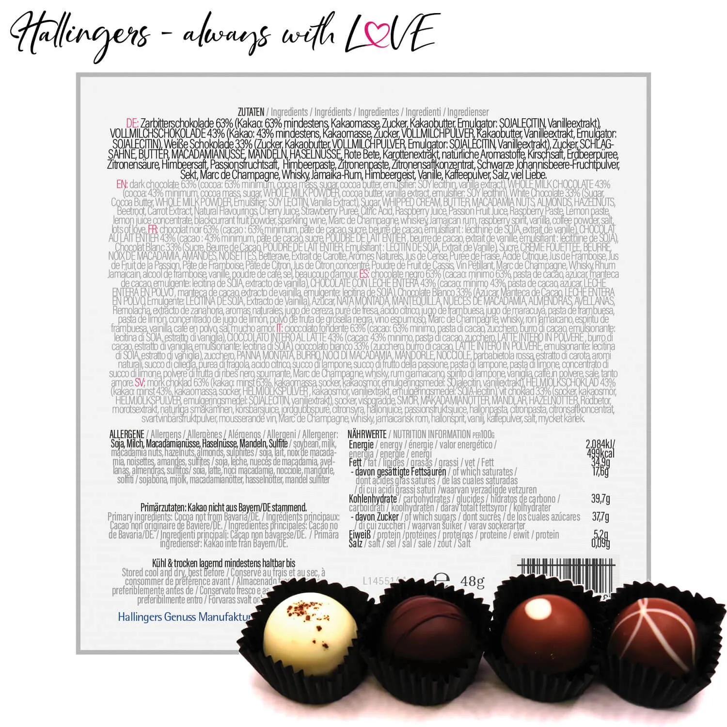 Vielen Dank Blau (Pralinen-Mix)