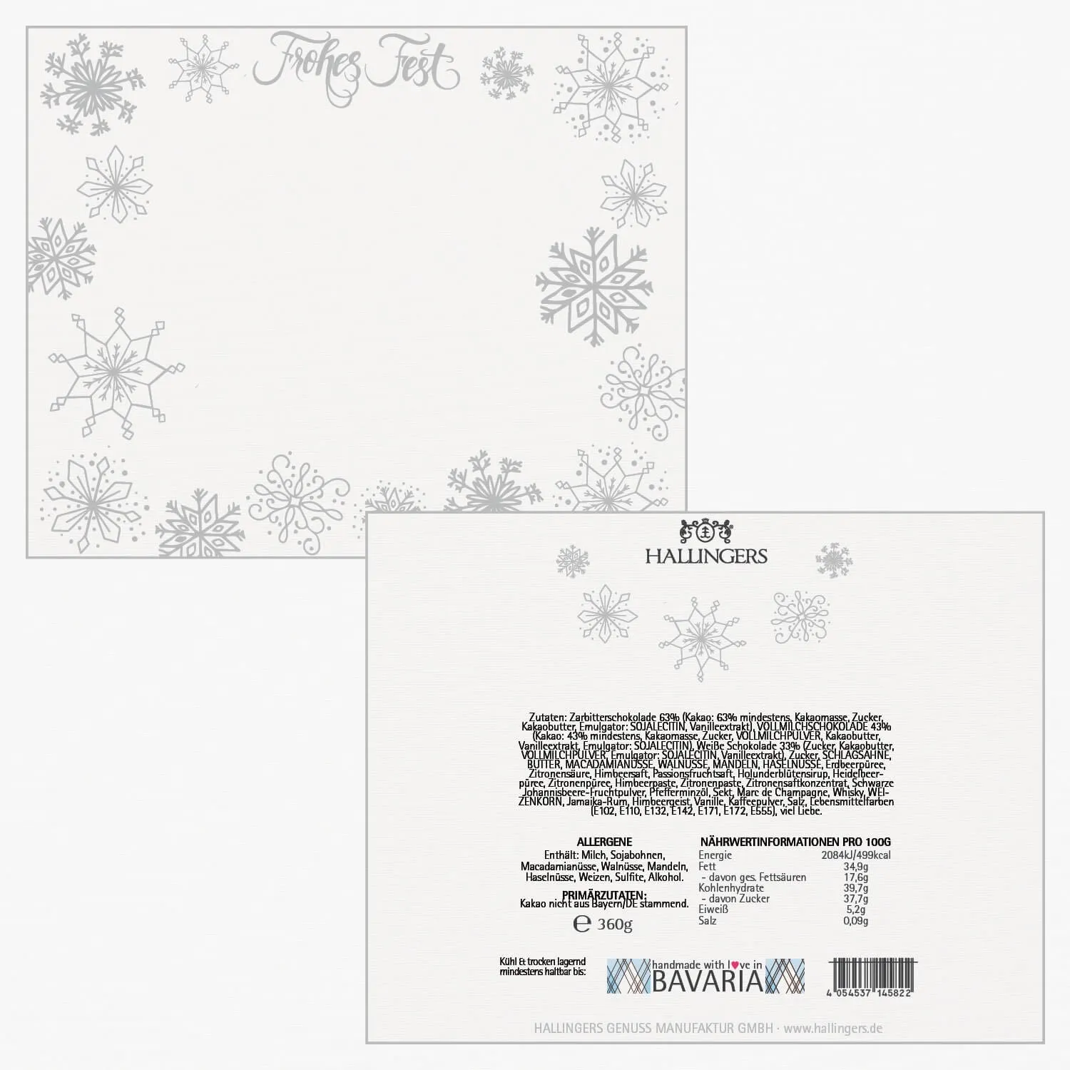 Frohes Fest Weiß XXL (Pralinen-Mix)