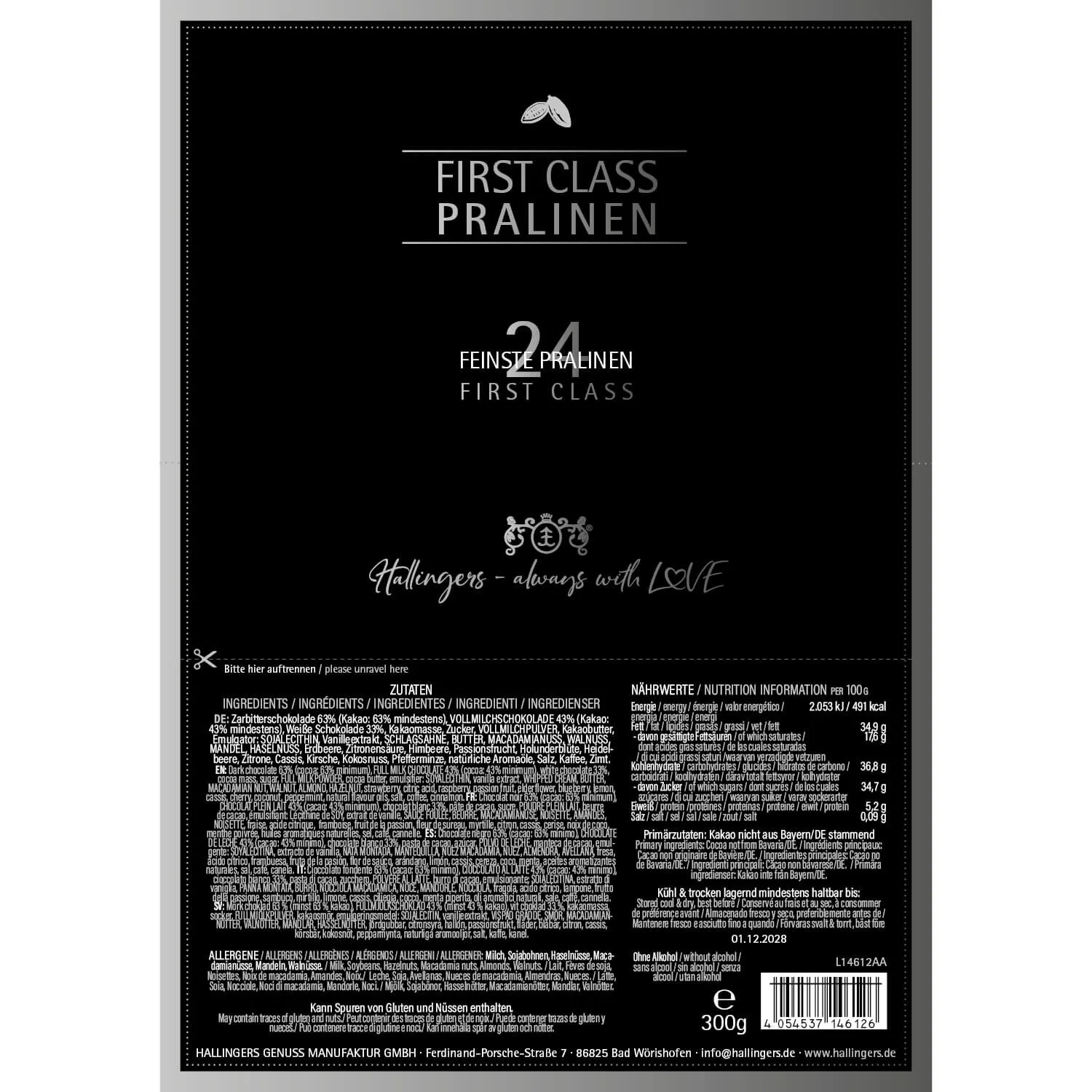 FirstClass Selection (Pralinen Mix, ohne Alkohol)