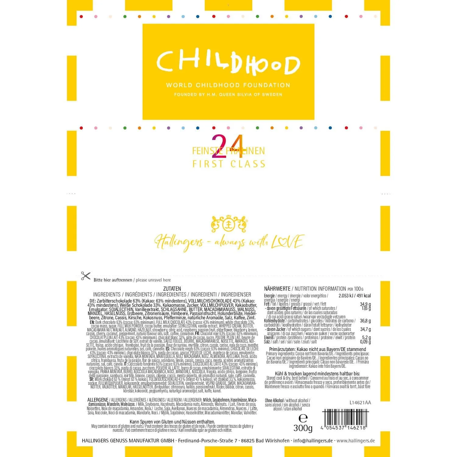 Childhood (Pralinen Mix, ohne Alkohol)