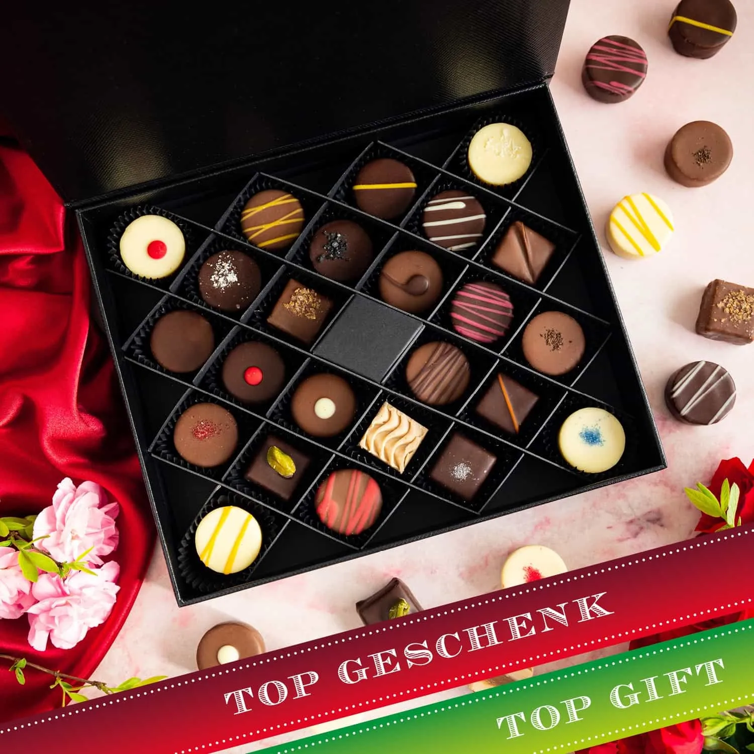 Tradition, Luxus und Tradition - Verführung pur! Handgemachte Pralinen aus Bayern - die Königsklasse der Confiserie-Kunst!