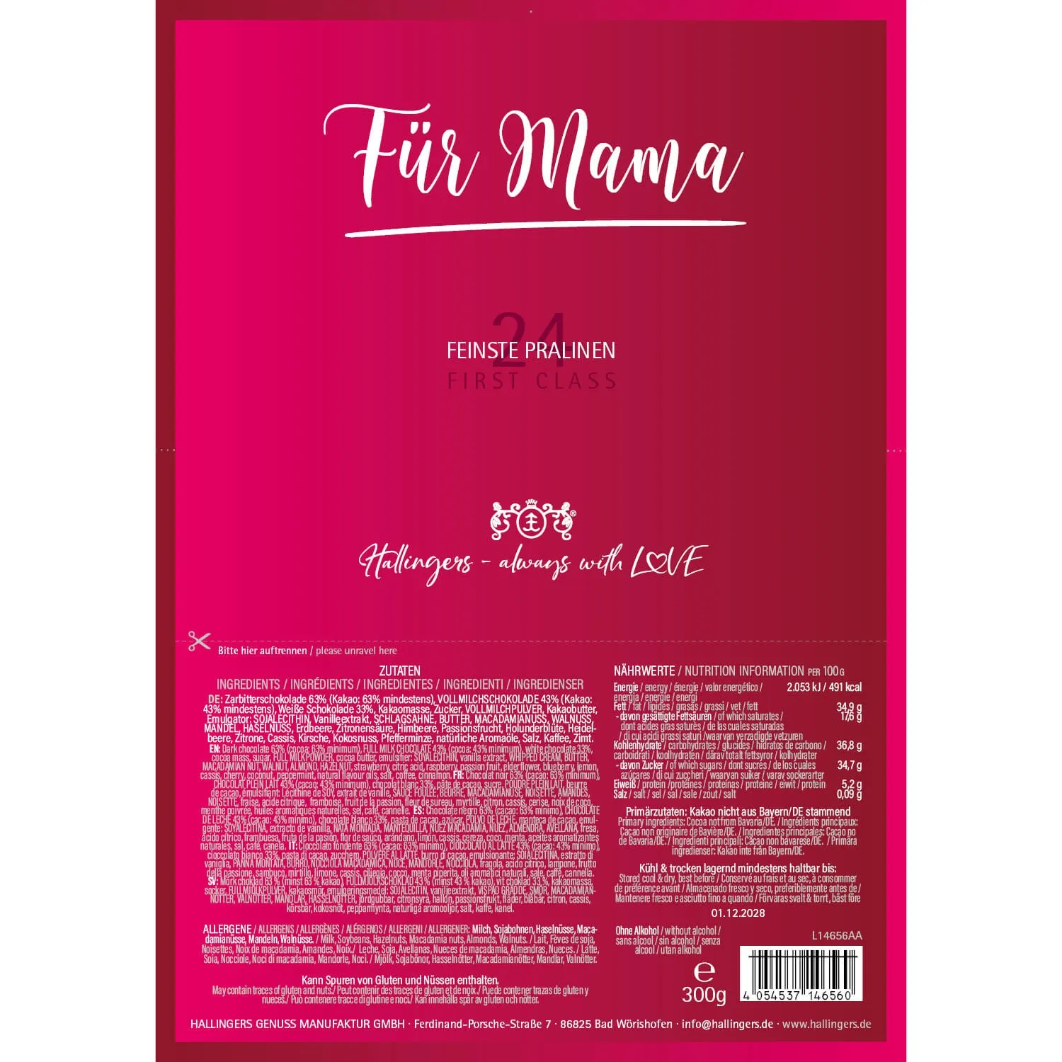Für Mama (Pralinen Mix, ohne Alkohol)