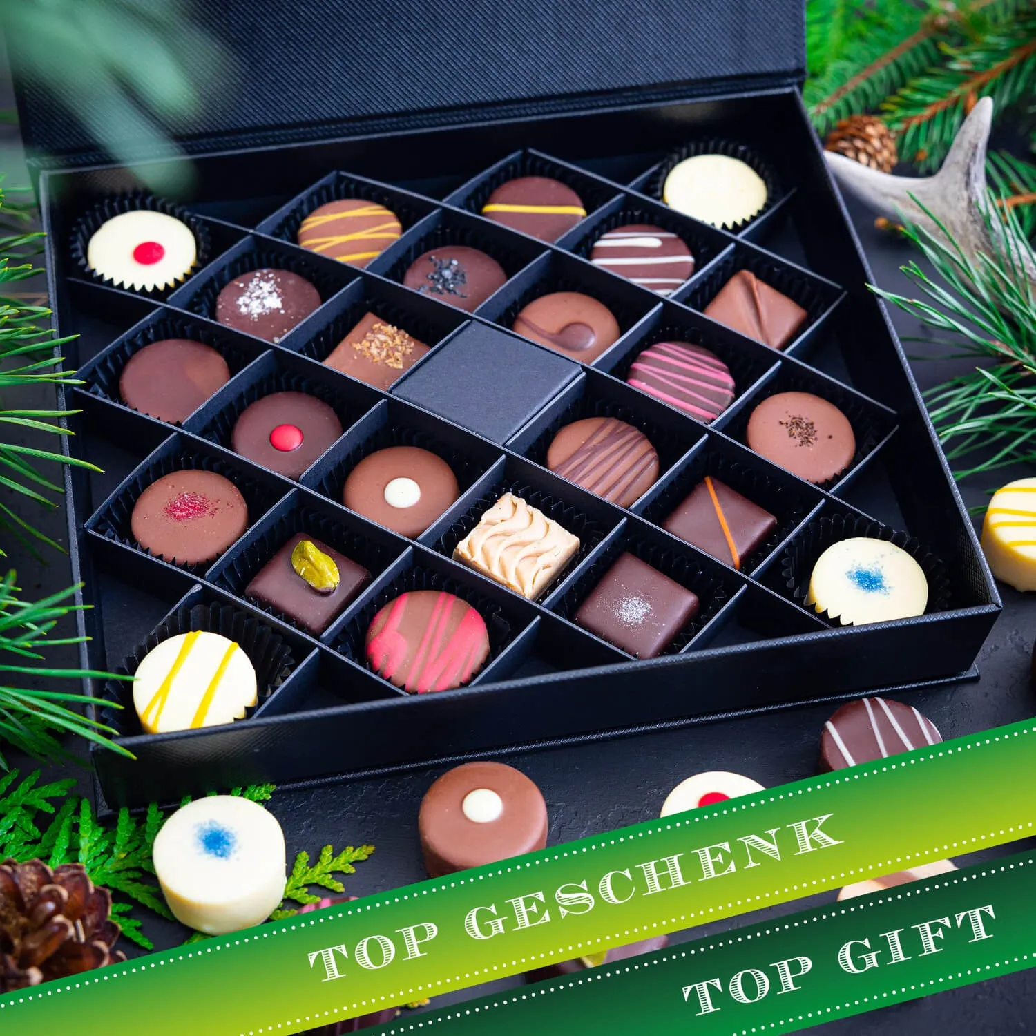 Tradition, Luxus und Tradition - Verführung pur! Handgemachte Pralinen aus Bayern - die Königsklasse der Confiserie-Kunst!