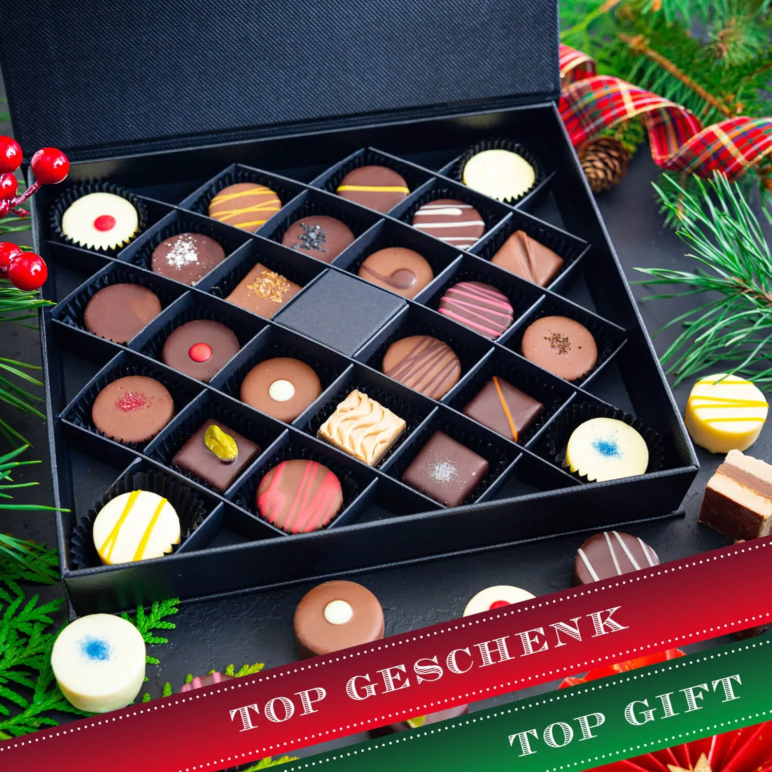 Tradition, lyx och tradition - ren förförelse! Handgjorda chokladpraliner från Bayern - konfektyrkonstens höjdpunkt!