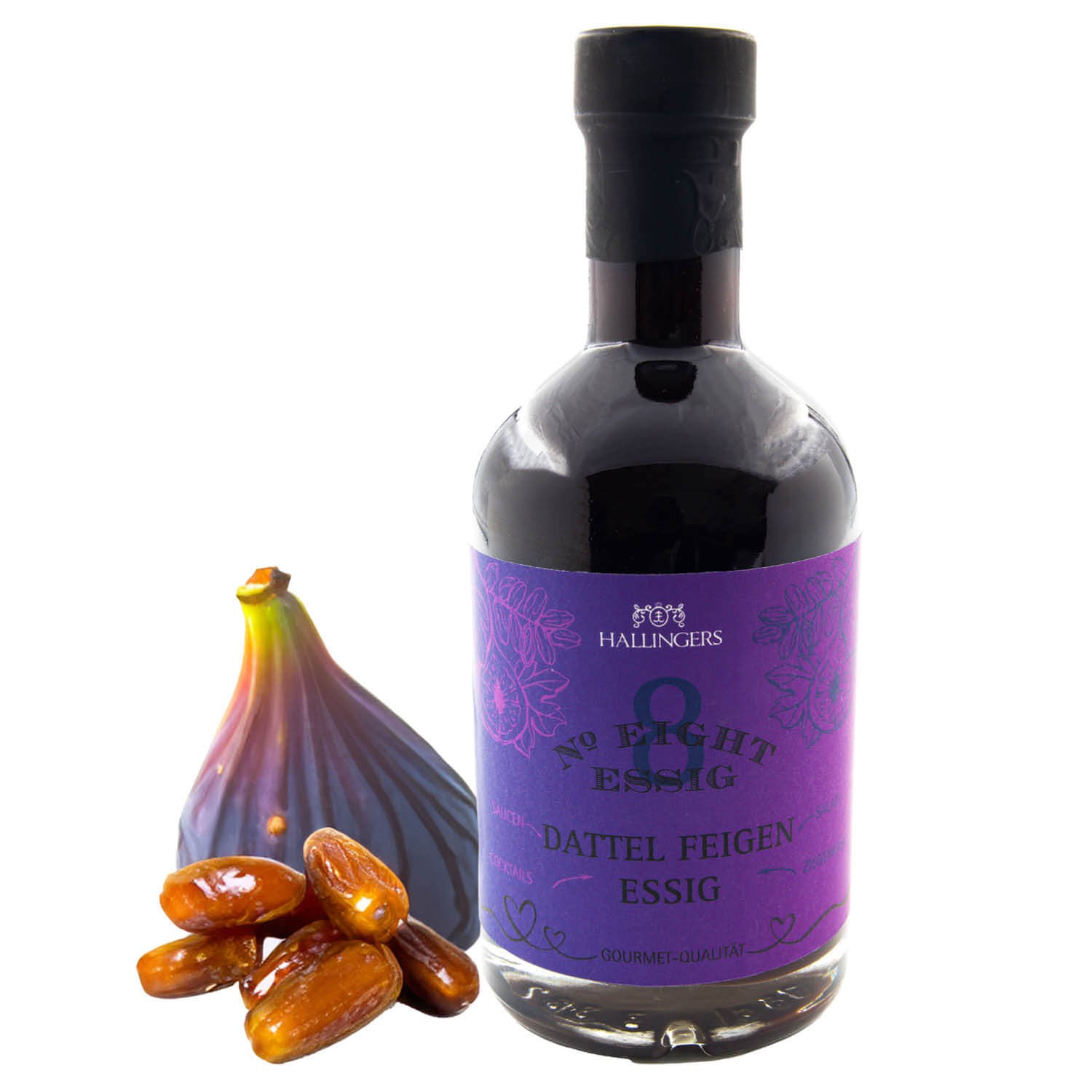 Harmonischer Dattel-Feigen-Essig 3% Säure (350ml) - Gourmet-Essig No. 8