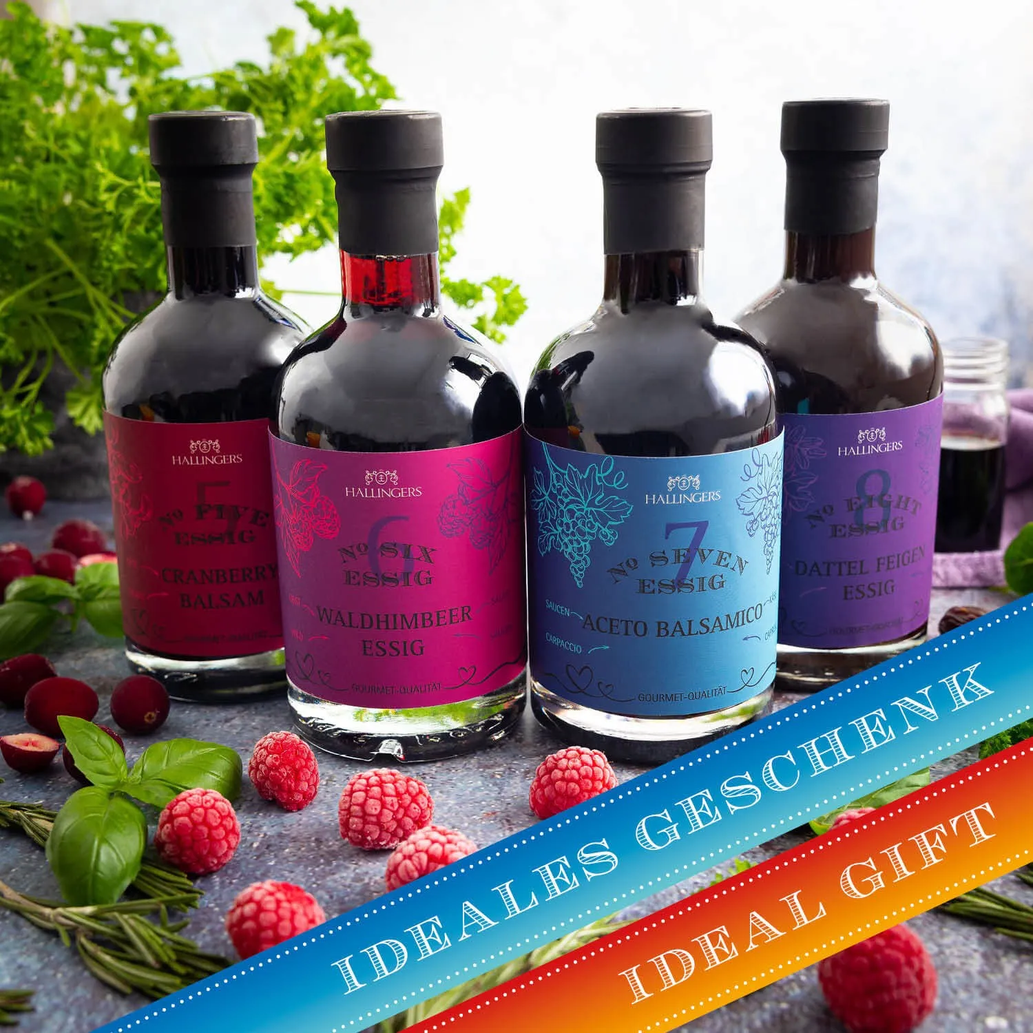 Empfohlen für Tomate-Mozzarella, Salate, Gemüse und Vorspeisen.