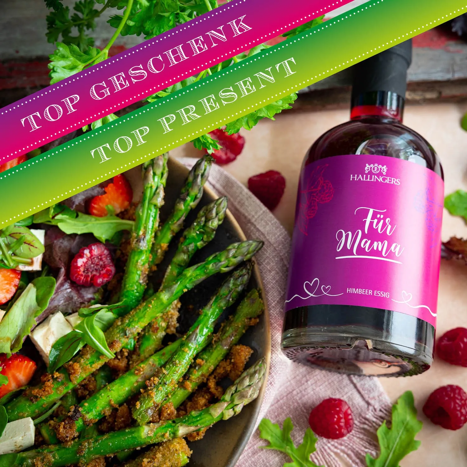 Mild aromatischer Himbeer-Essig - mhhh so gut!