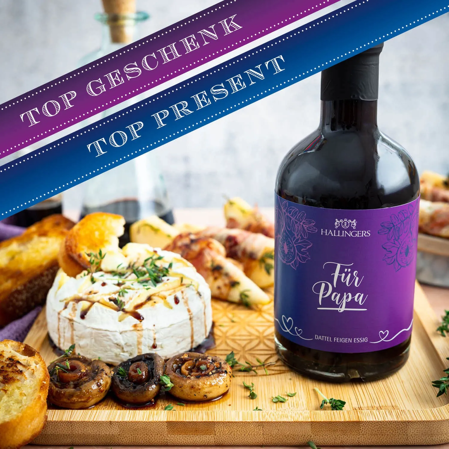 Typischer Geschmack von Datteln und Feigen verfeinern damit Papas Gerichte.