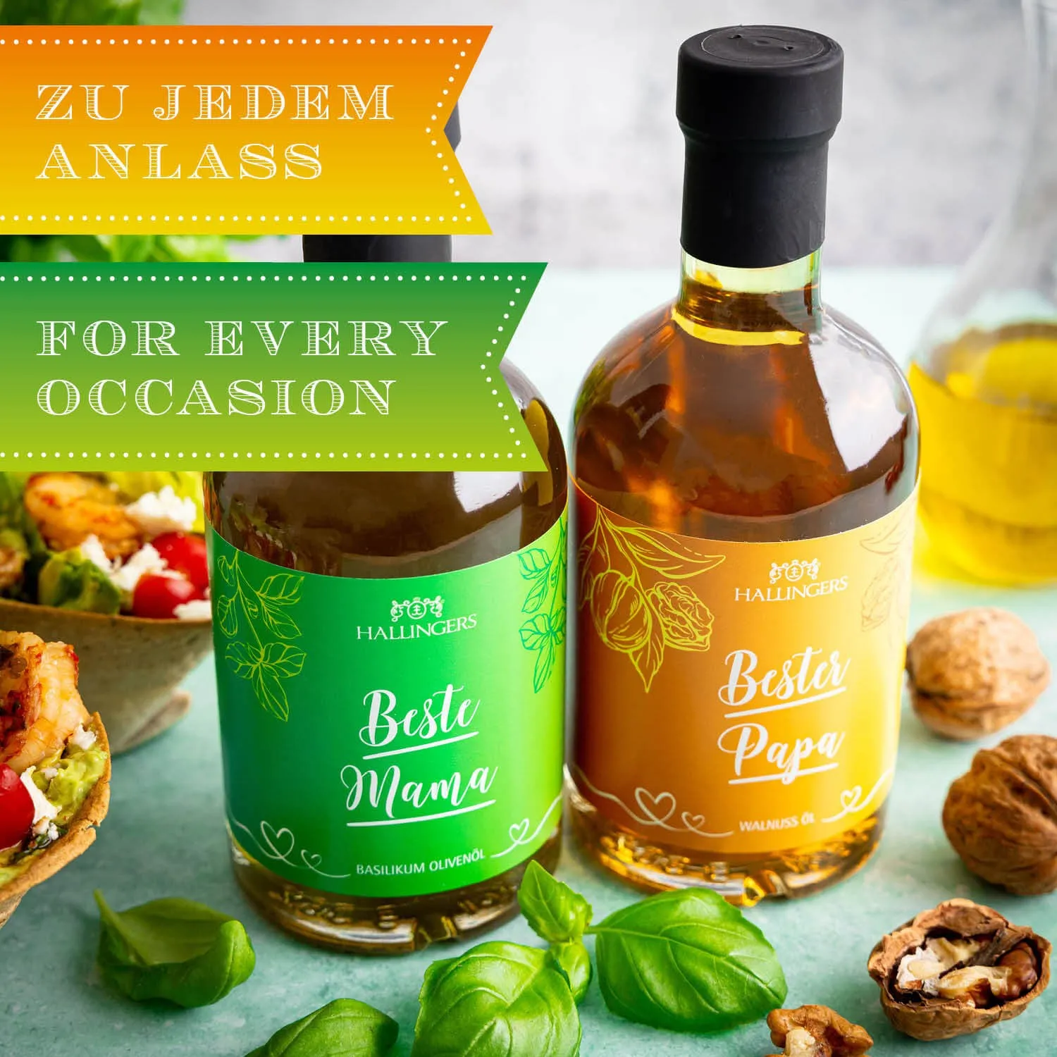 Ideal zu Feldsalat, Käse, Nudeln und cremigen Suppen.