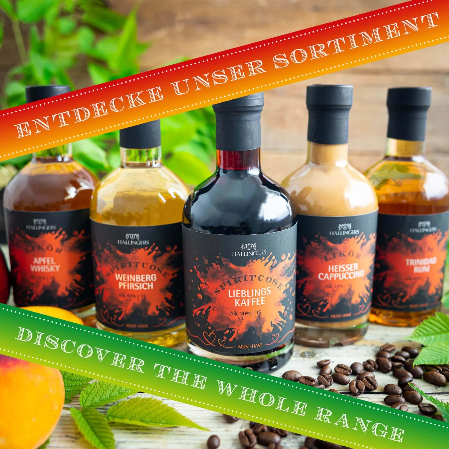 Dunkle Kaffeebohnen und elegante Vanillearomen!