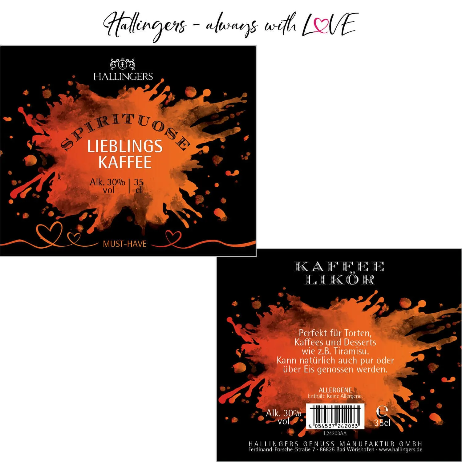 Lieblings-Kaffee, Likör 30% vol. (Likör)