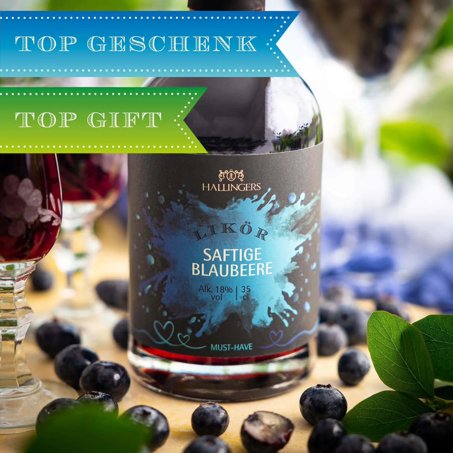 Mit dem fruchtigen Aroma von Heidelbeeren aus der Natur!