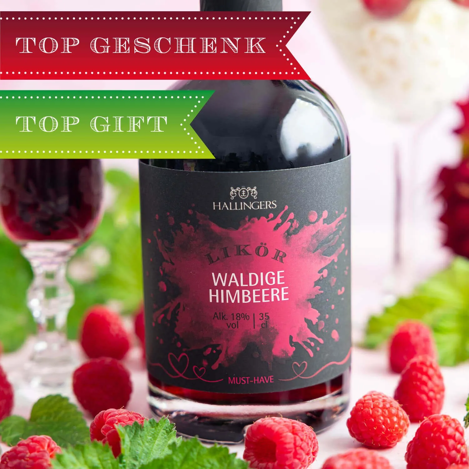 Fruchtig-säuerlich, nicht zu süß mit mildem Abgang.