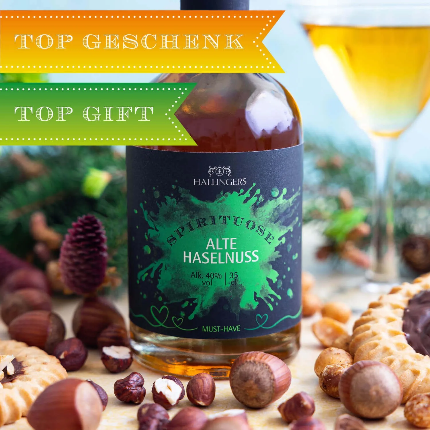 Geröstete Haselnüsse aus nachhaltigem Anbau!