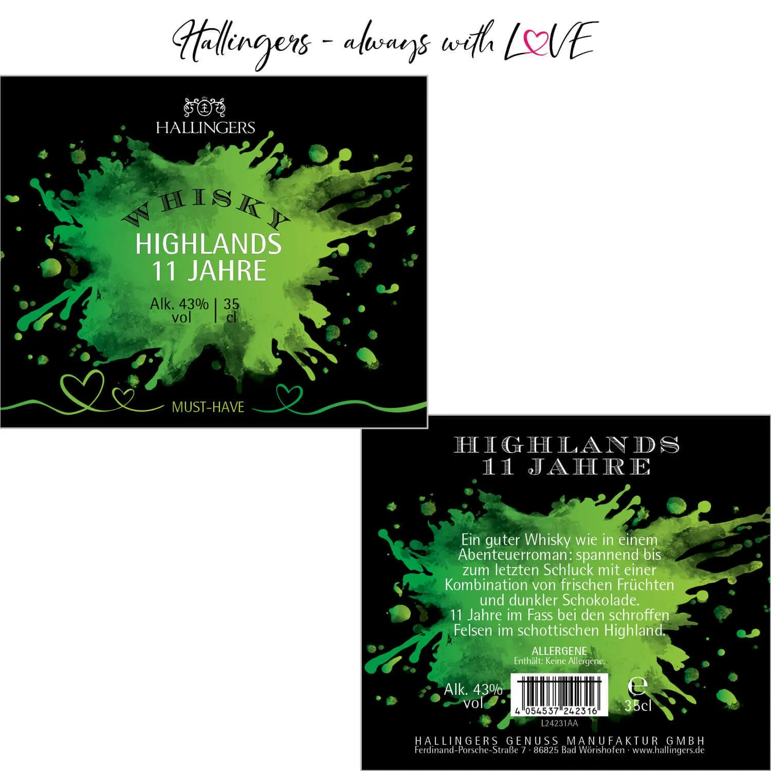 Highlands 11 Jahre 46% vol. (Whisky)