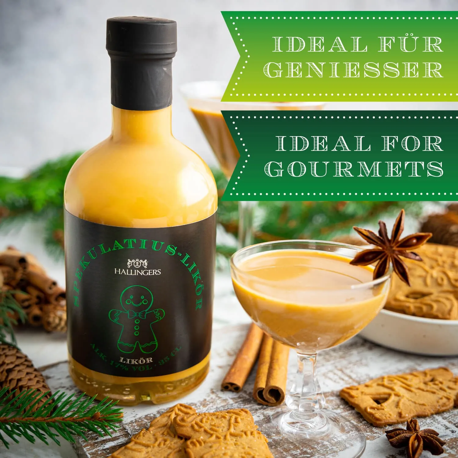 Perfekt für die kalte Jahreszeit - eine festliche Geschmacksexplosion! Dieser winterliche Likör ist ideal für die kalte Jahreszeit.