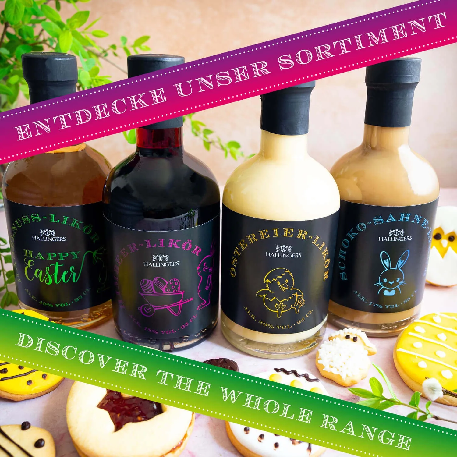 Unser Likör ist eine Hommage an die Freuden des Frühlings und des Osterfestes.