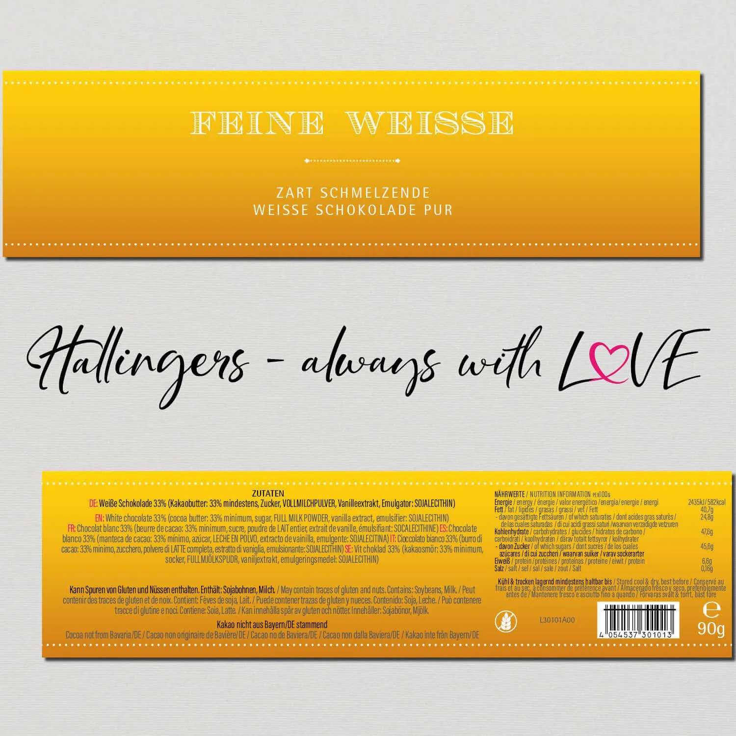 Weiß Pur (Schokoladentafel, weiß)