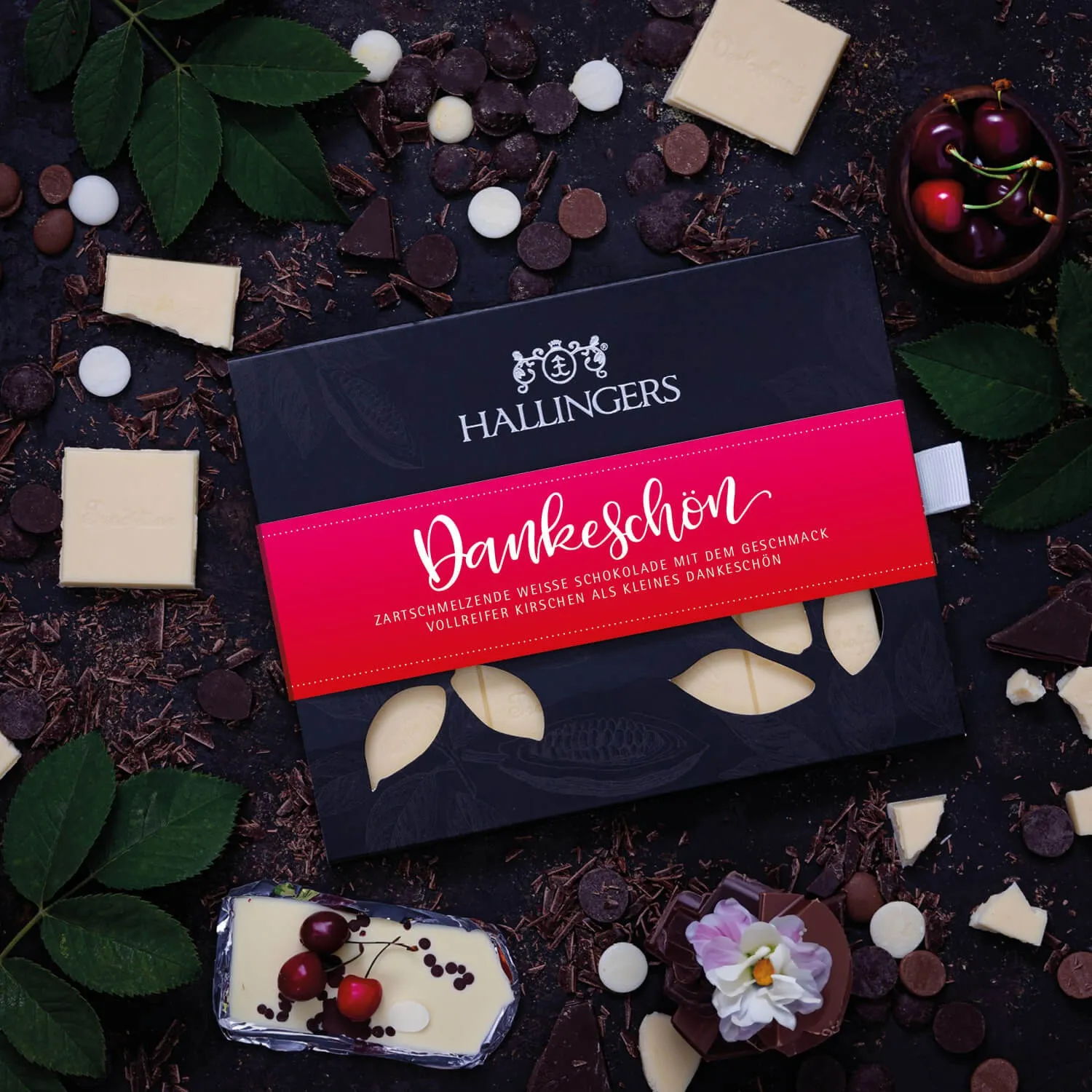 Weisse Schokolade mit Kirsche - ein Traum!