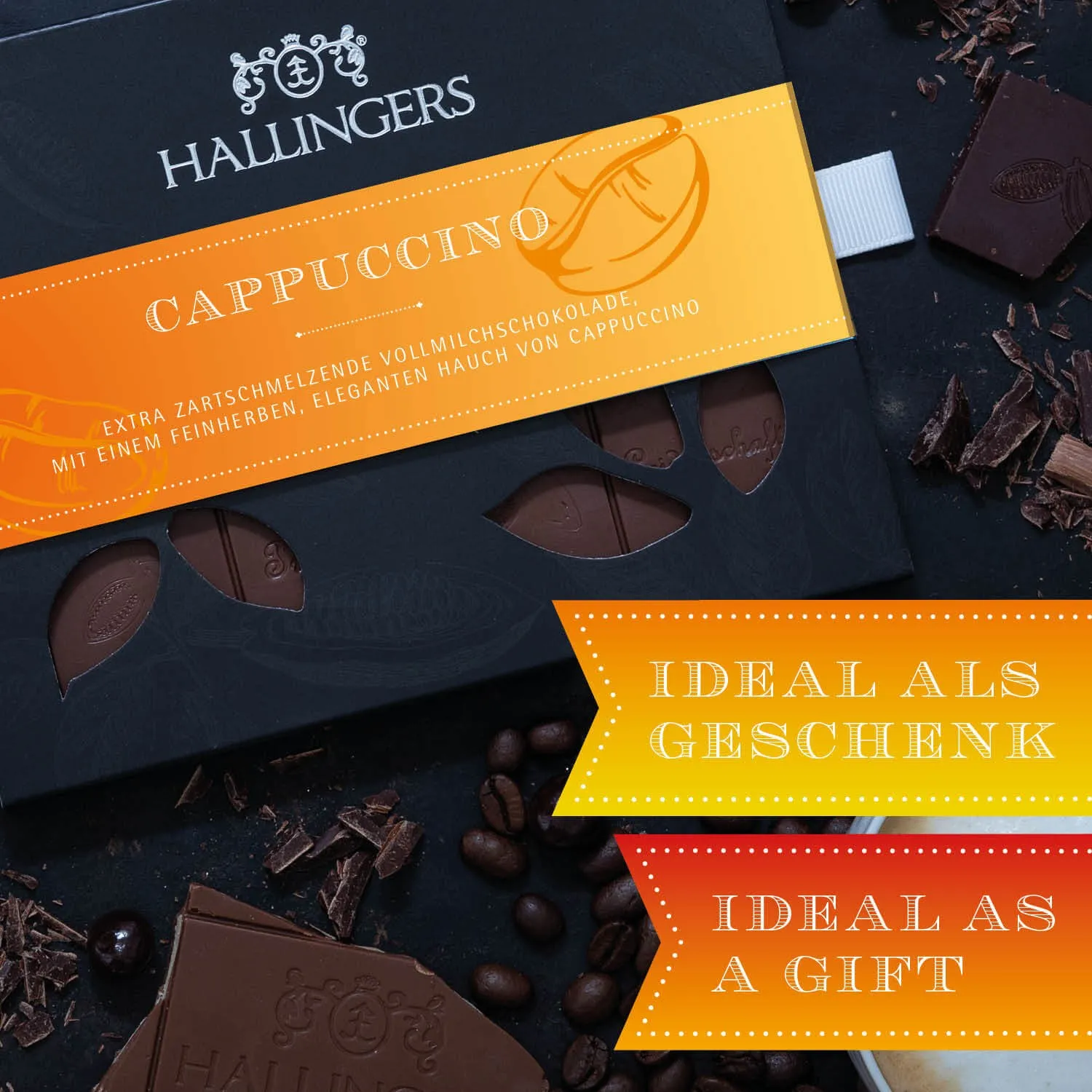 Mit cremiger Mokka-Cappuccino-Füllung!