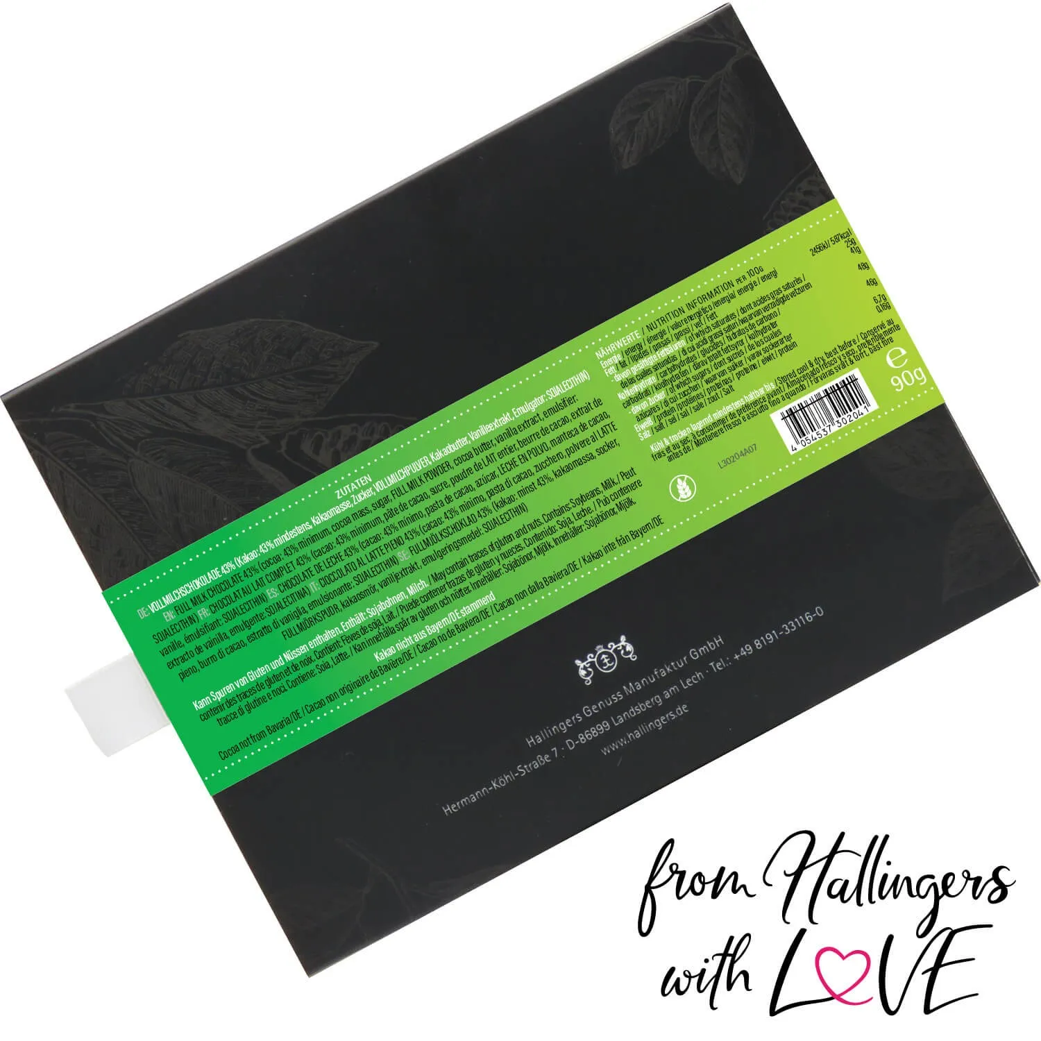 Gute Besserung Green (Schokoladentafel, Vollmilch)