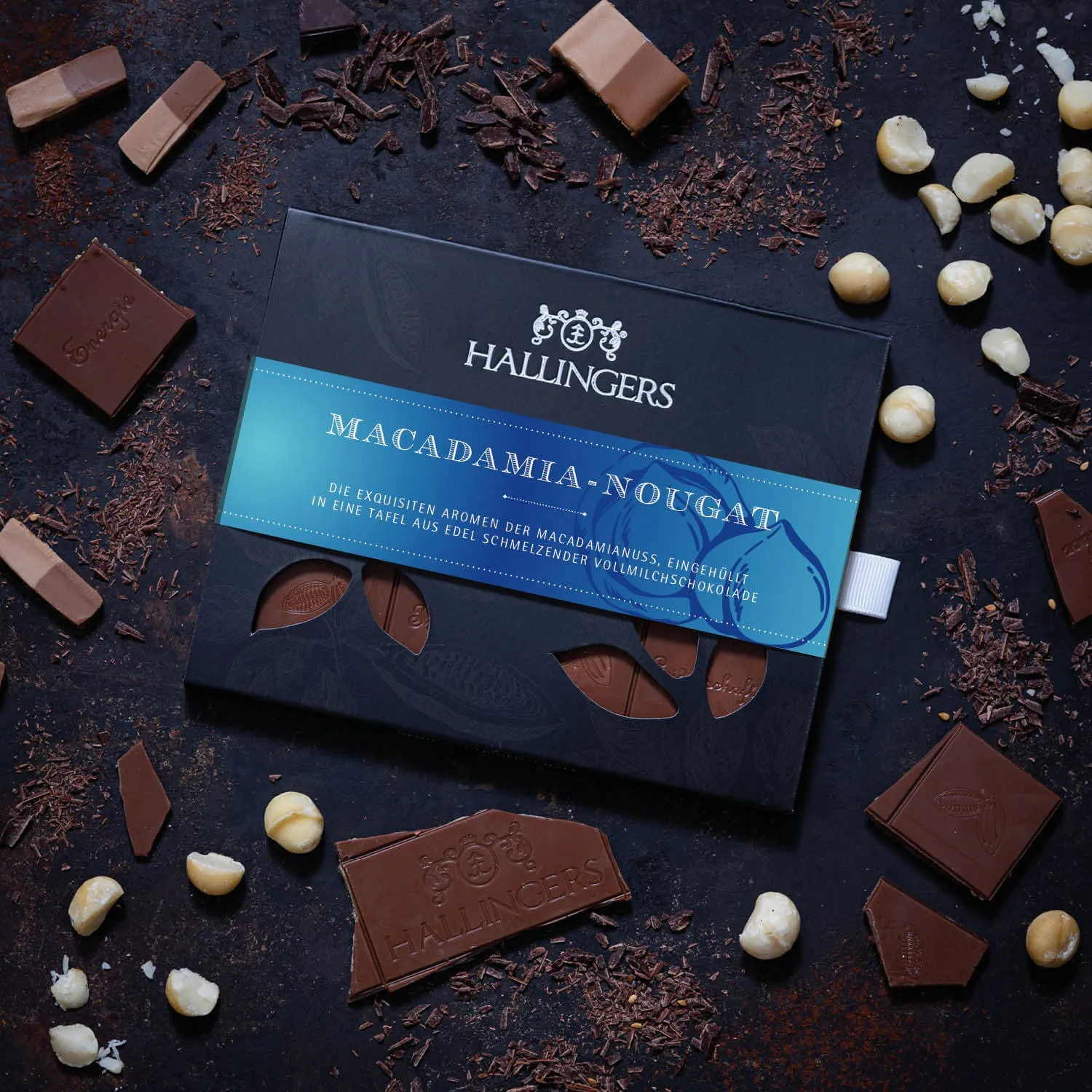 Traditionelle cremige Vollmilchschokolade mit himmlischer Füllung