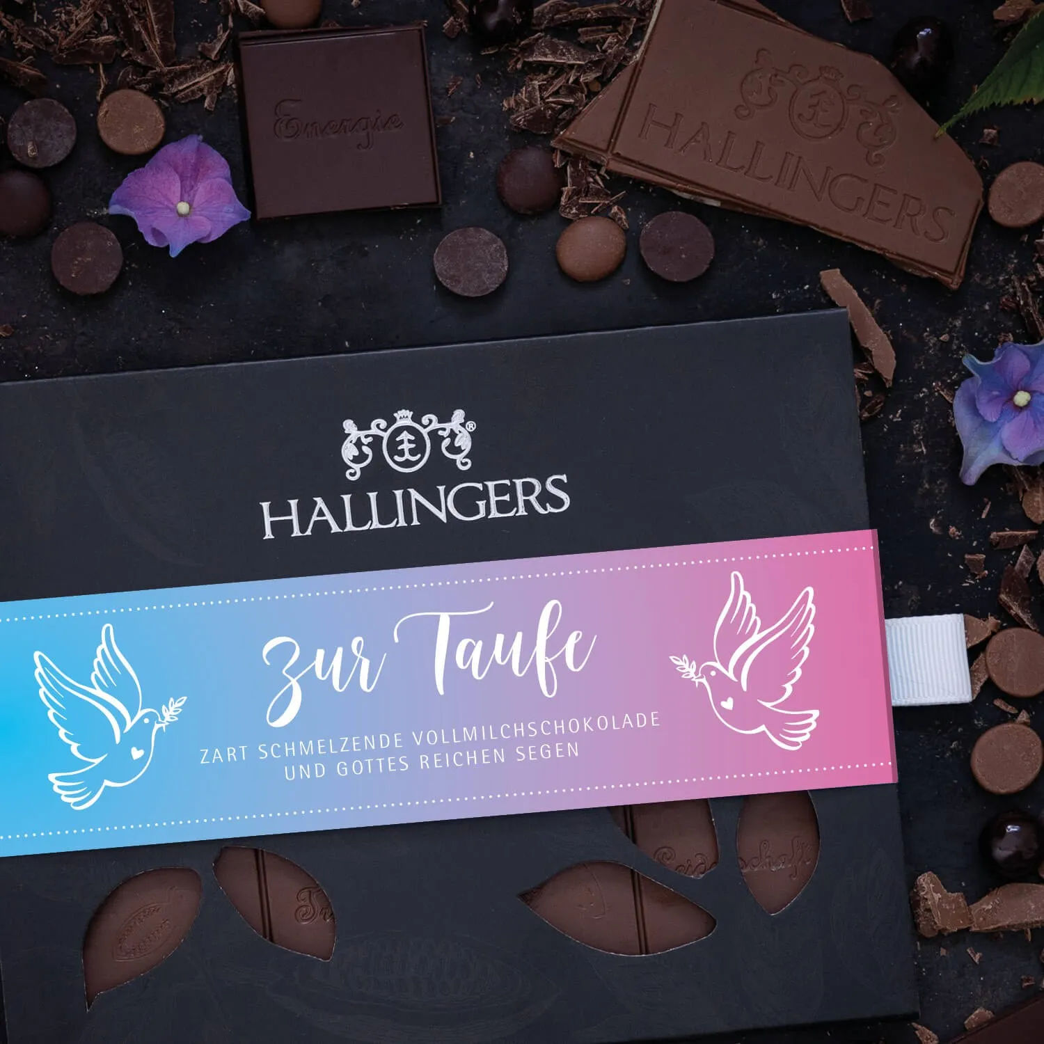 Ideales Geschenk für den Täufling, ein hübscher Gruß an diesem besonderen Festtag!