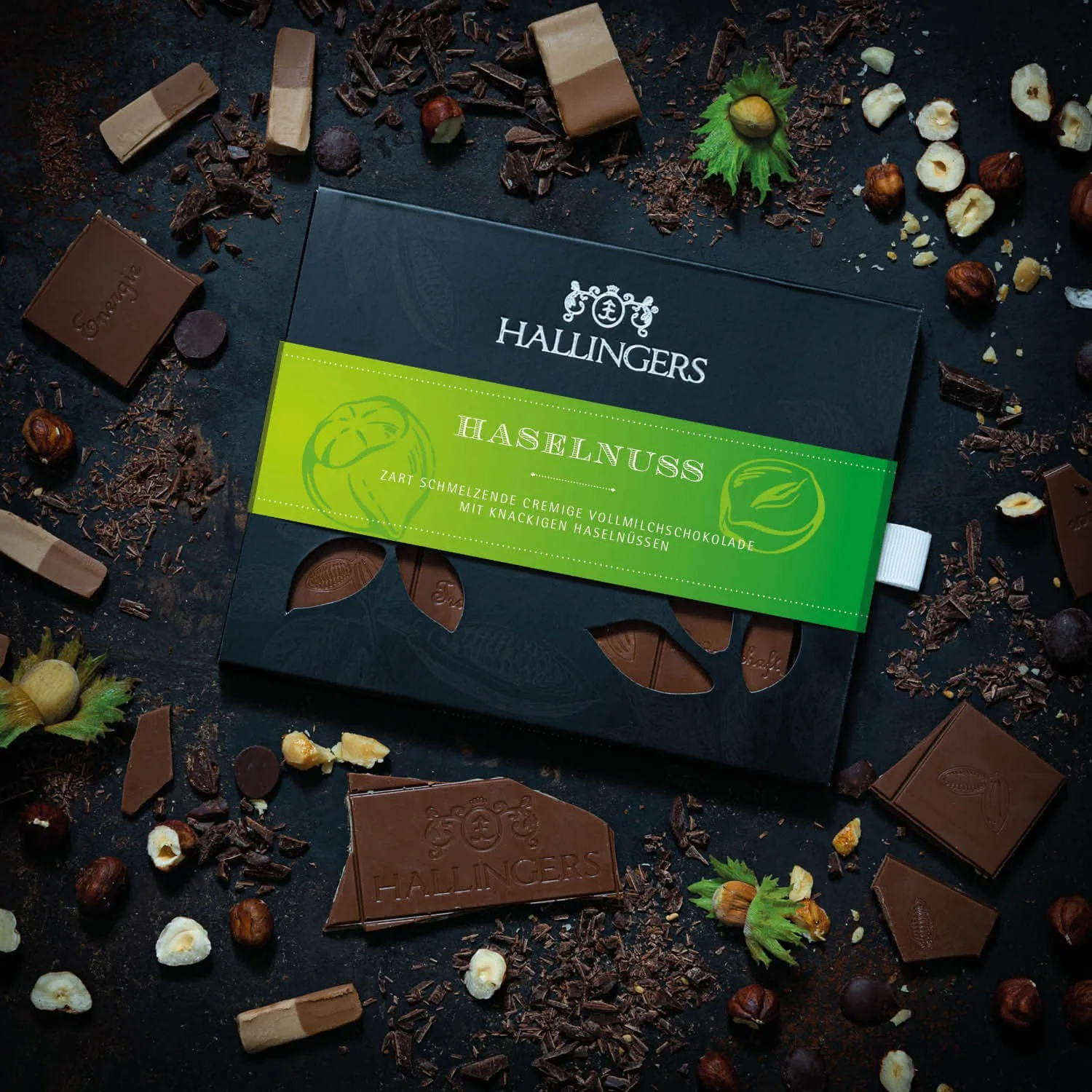 Traditionelle cremige Vollmilchschokolade mit himmlischer Füllung!