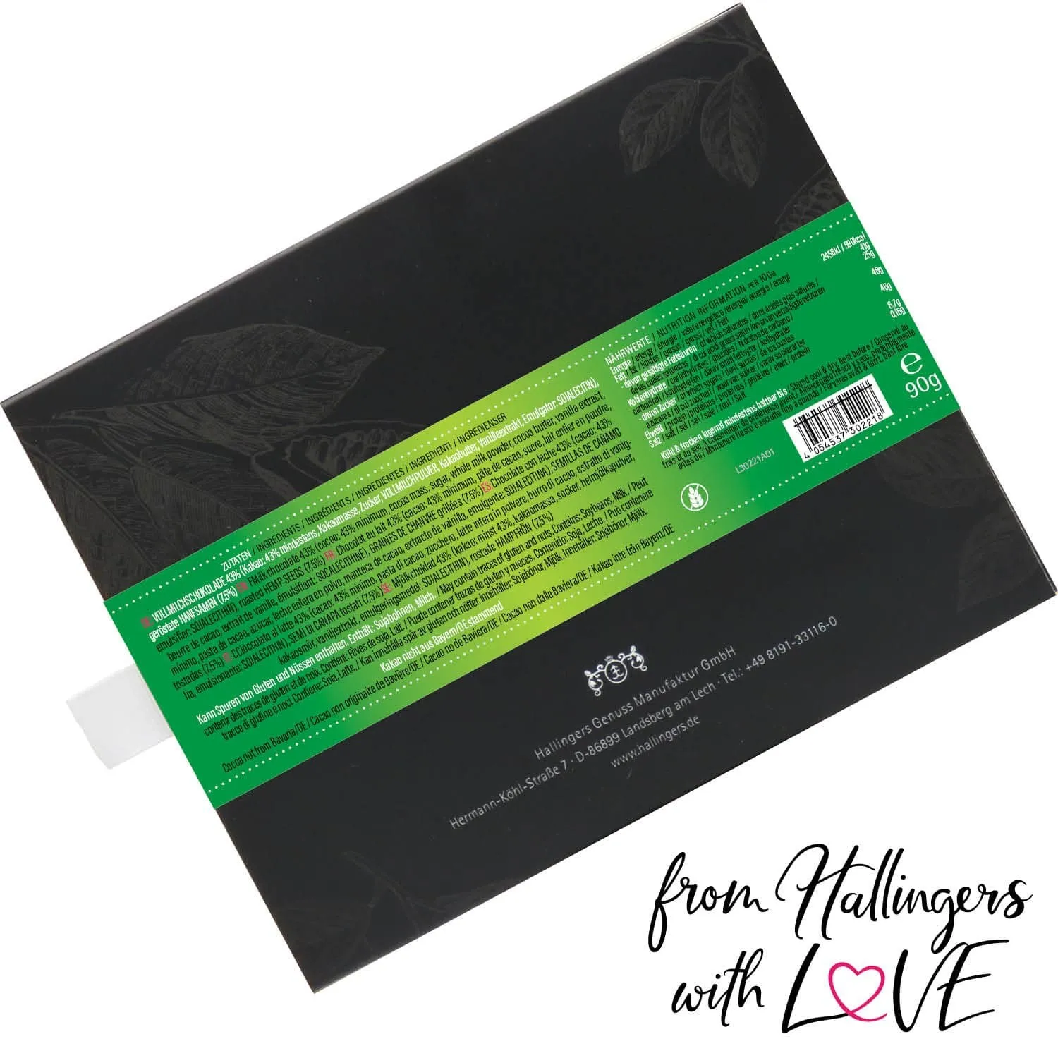 Hanf Vollmilch (Schokoladentafel, Vollmilch)