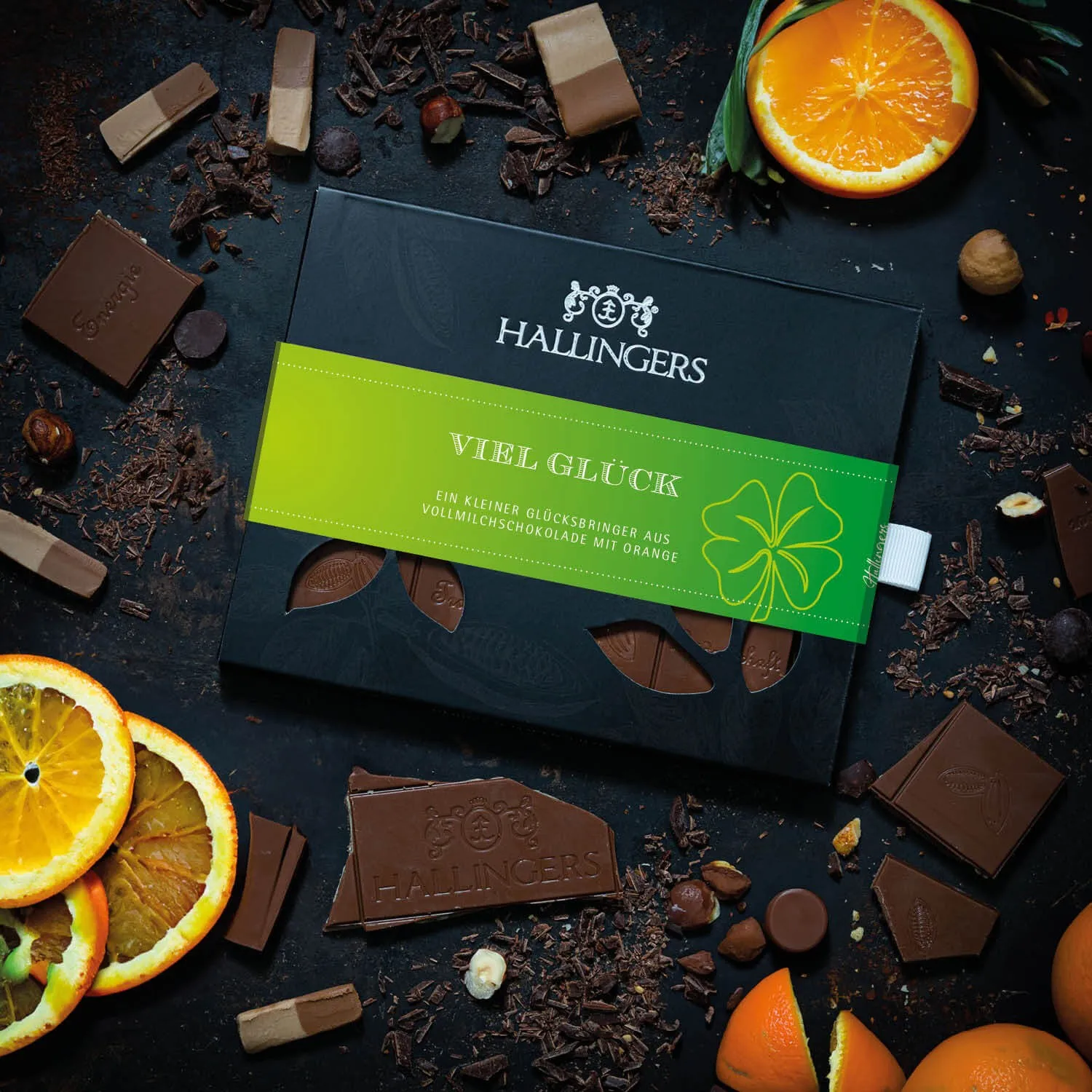 Traditionelle cremige Vollmilchschokolade mit himmlischer Füllung