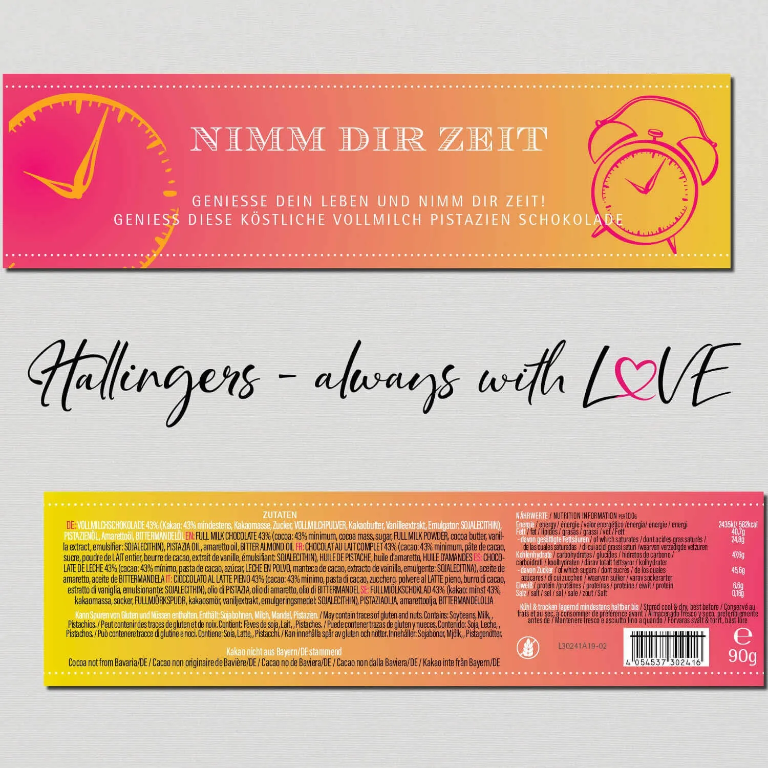 Nimm Dir Zeit (Schokoladentafel, Vollmilch)