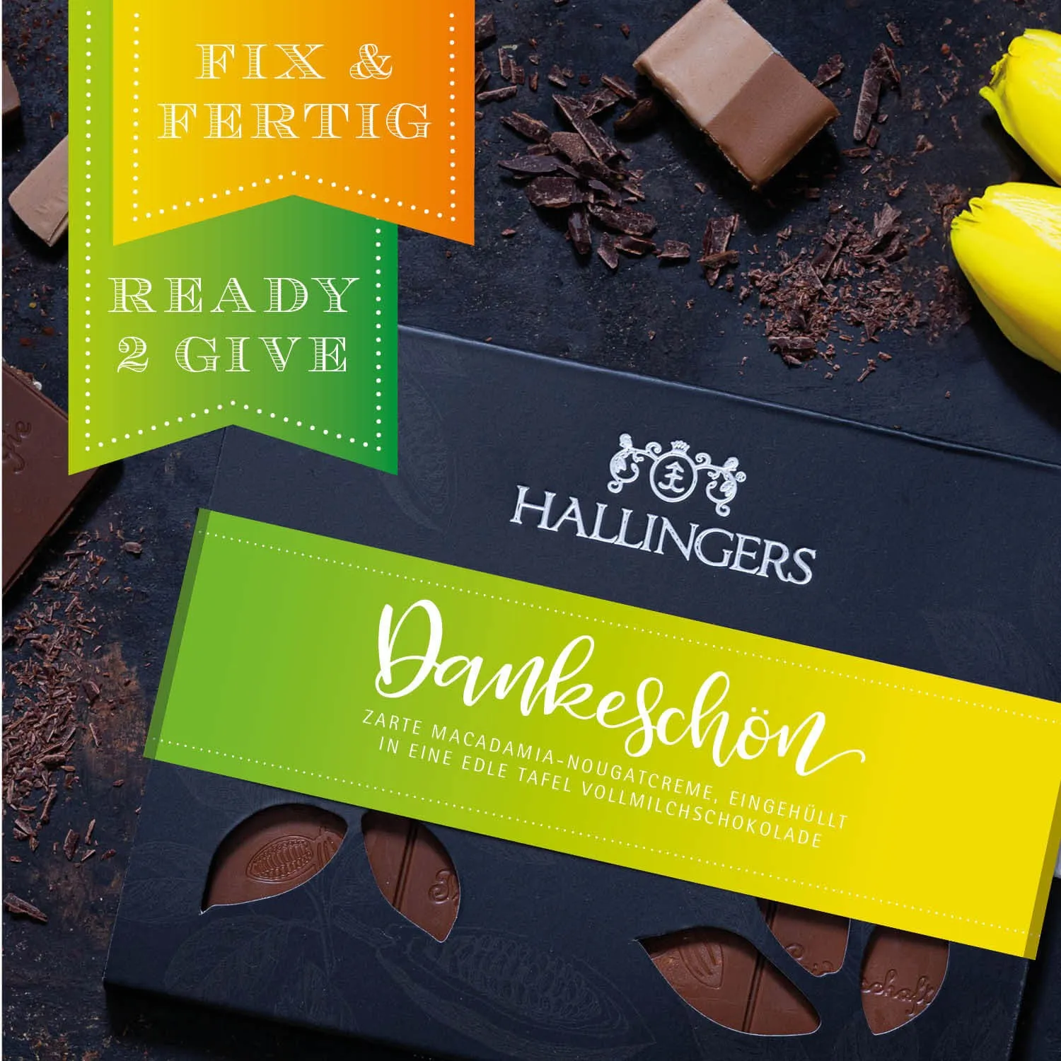 Extra lange gerührt - feiner im Geschmack!