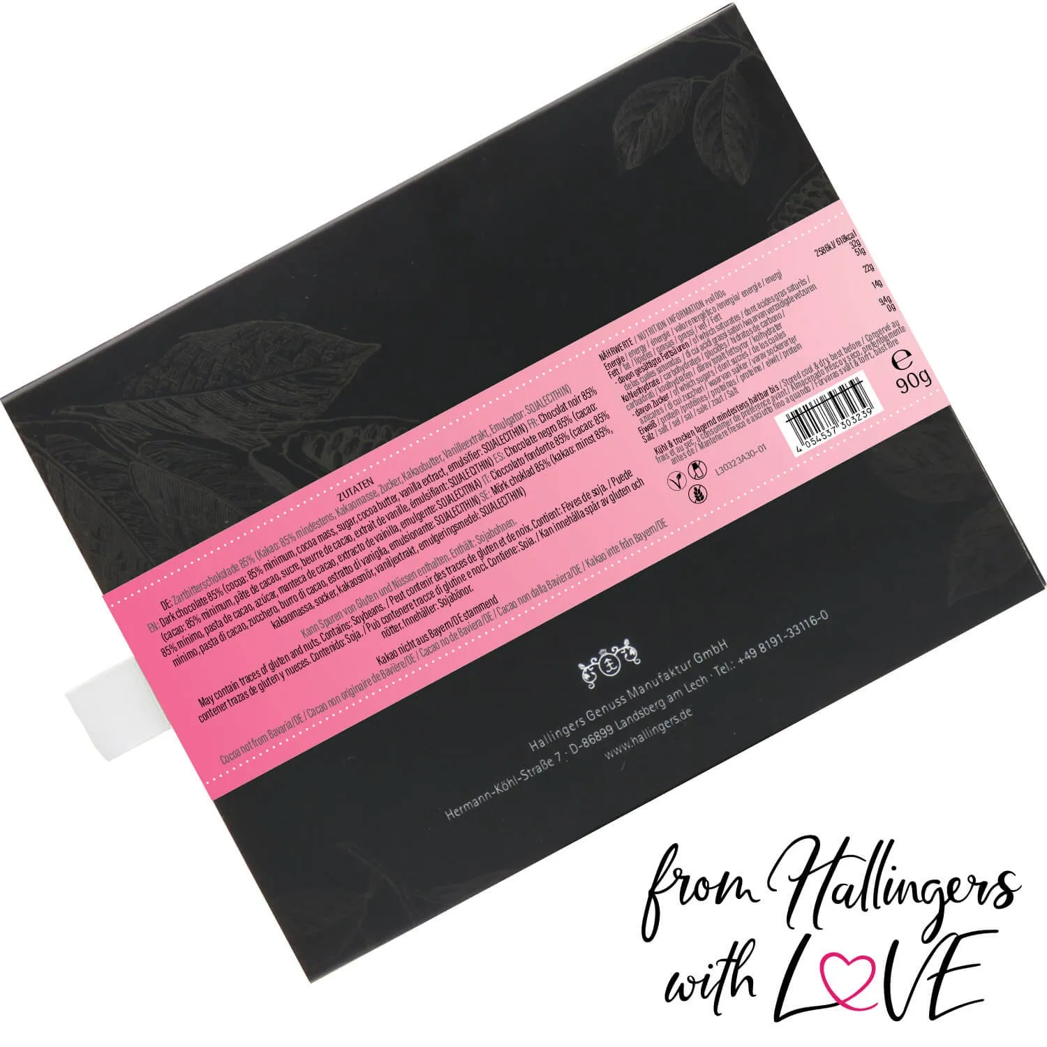 Zur Geburt (Schokoladentafel, Zartbitter)