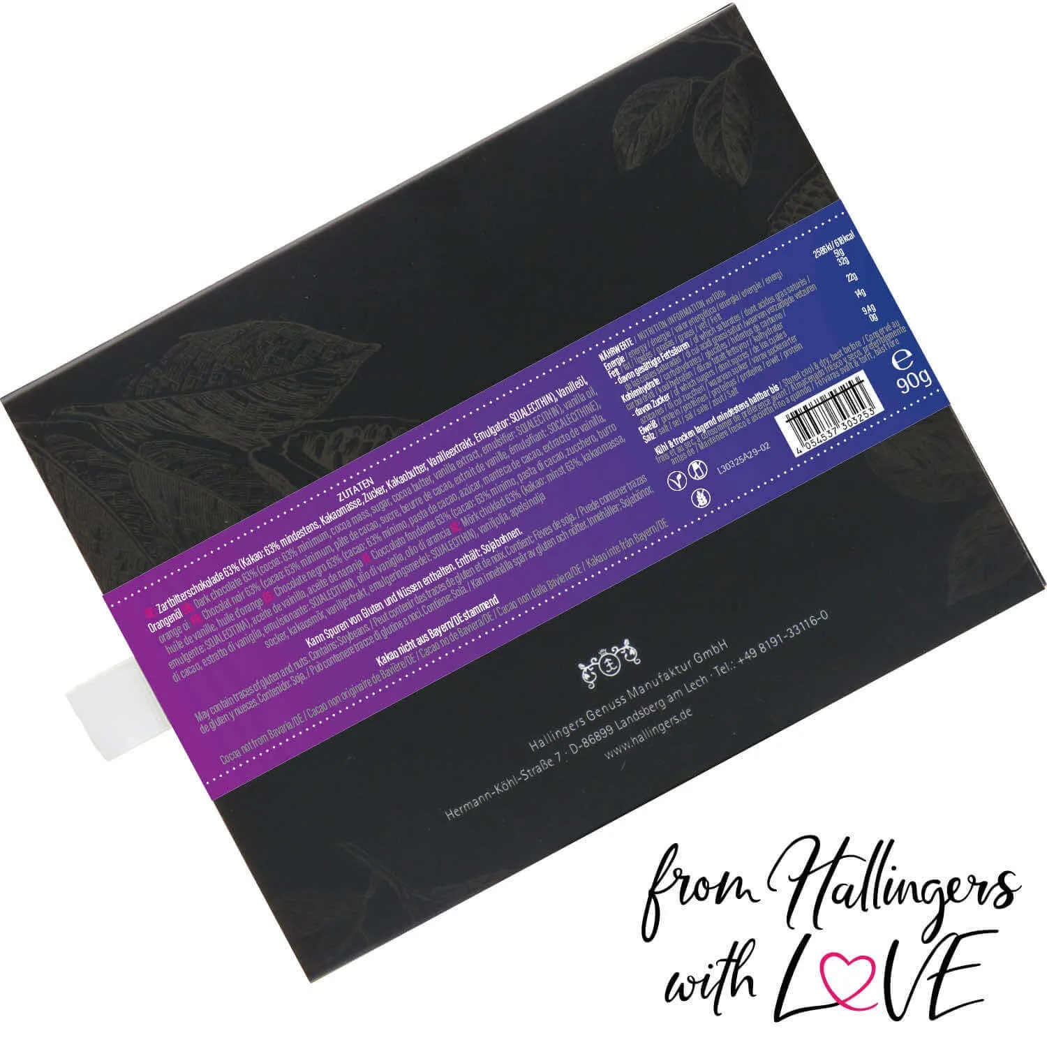 Lass Dich verzaubern (Schokoladentafel, Zartbitter)