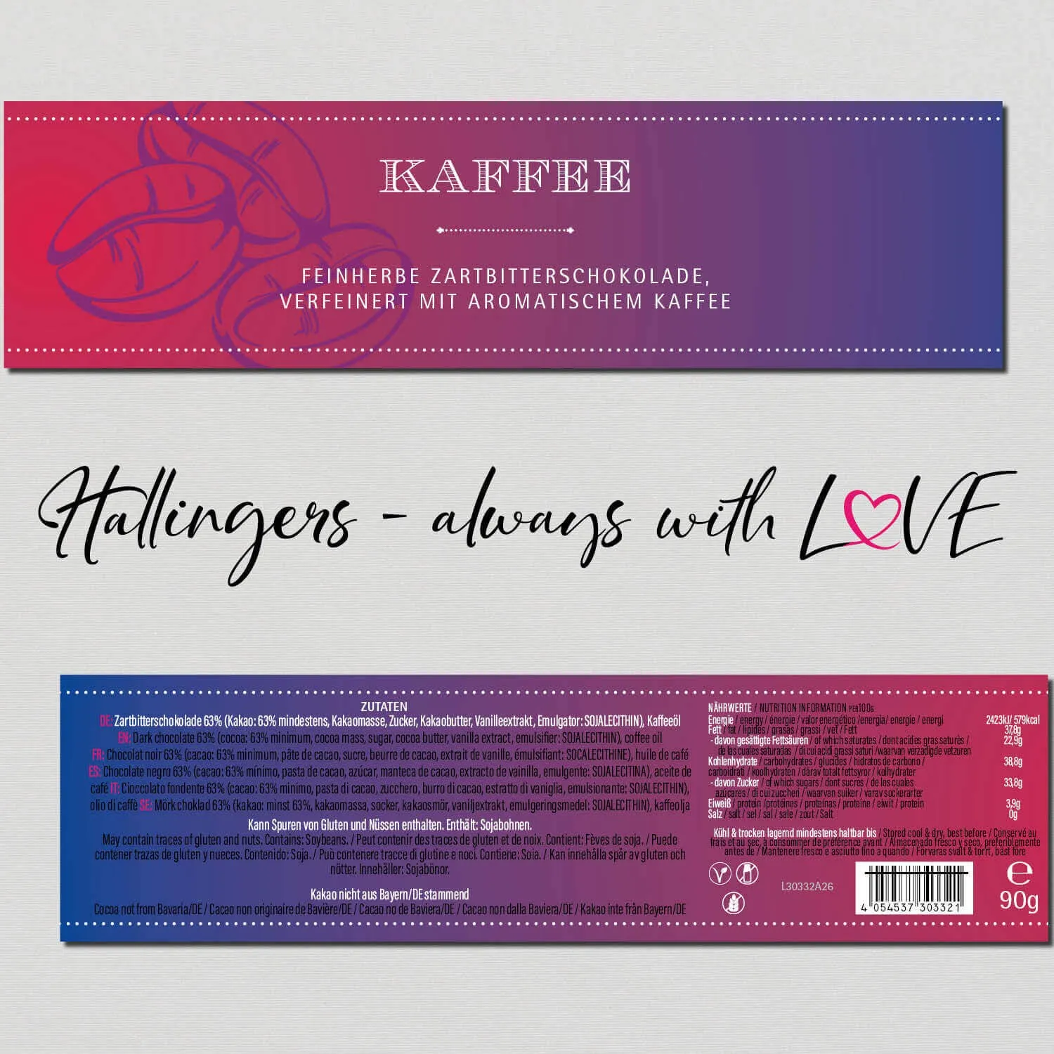 Kaffee (Schokoladentafel, Zartbitter)