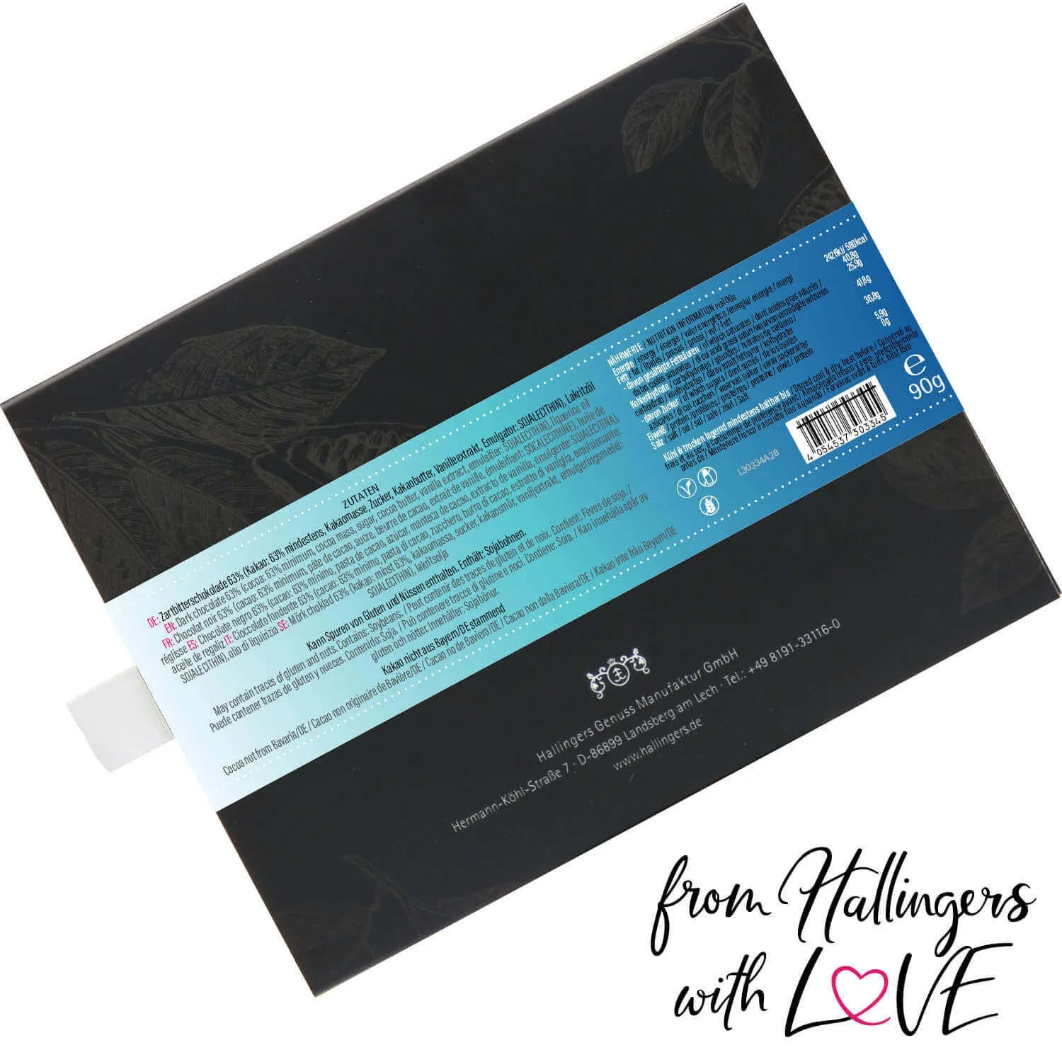 Lakritz (Schokoladentafel, Zartbitter)