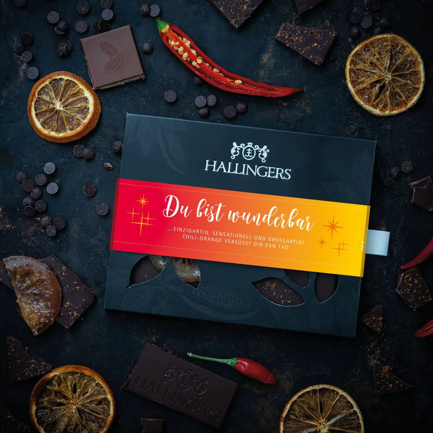 So eine tolle Botschaft, kombiniert mit leckerer, traditioneller und cremiger Zartbitterschokolade mit wenig Zucker  ein tolles Geschenk!