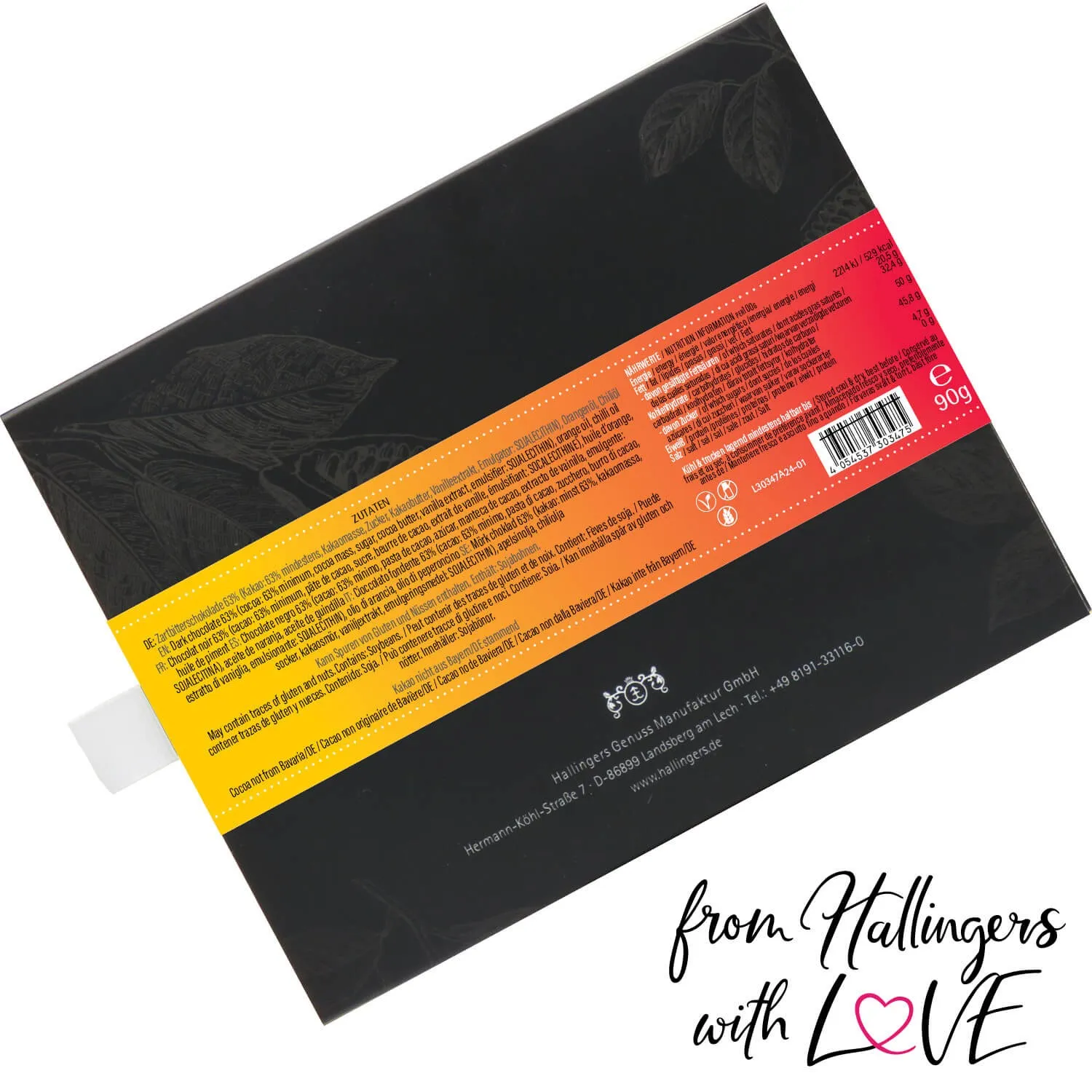 Du bist wunderbar (Schokoladentafel, Zartbitter)