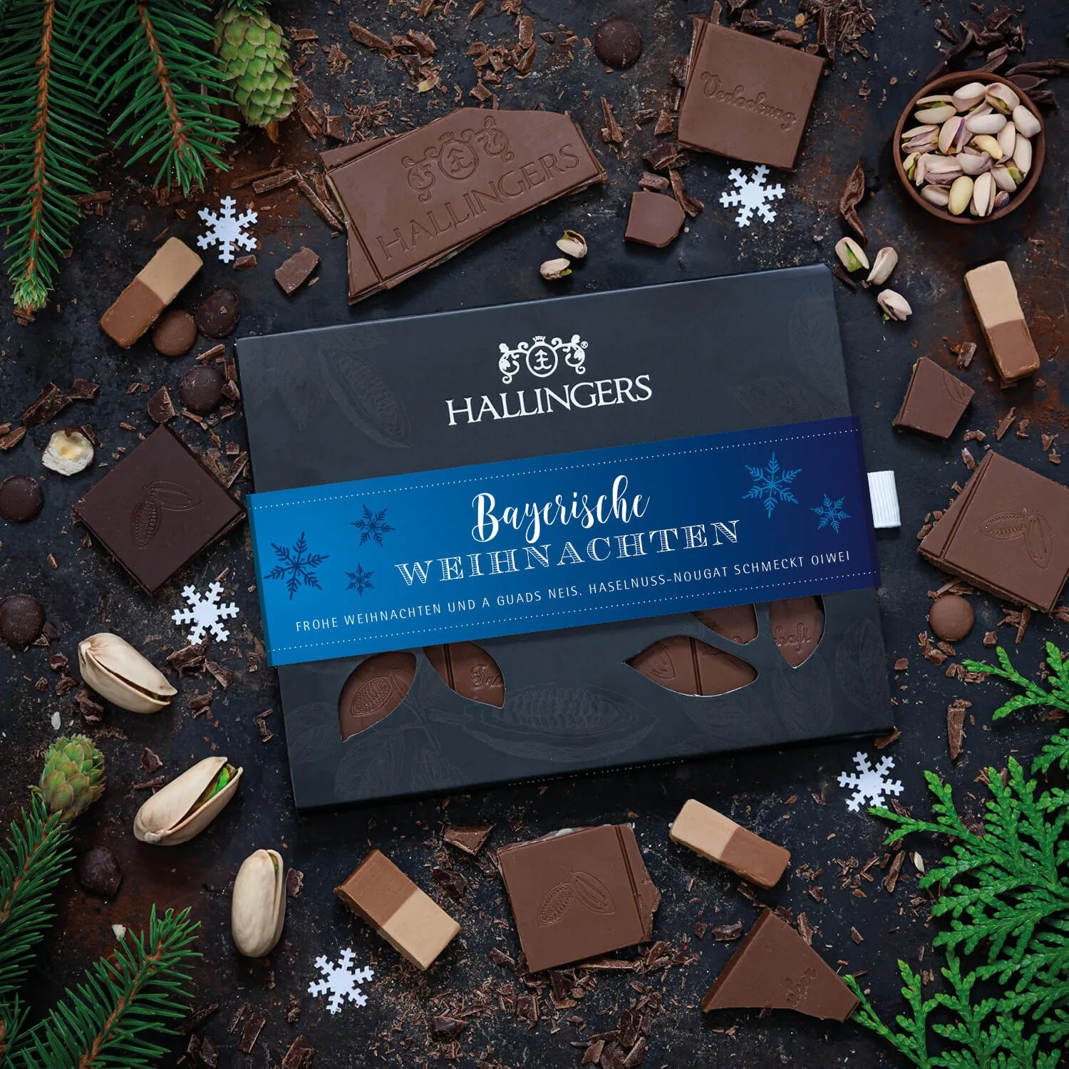 Vollmilchschokolade mit wenig Zucker, dafür lange gerührt und extracremig!