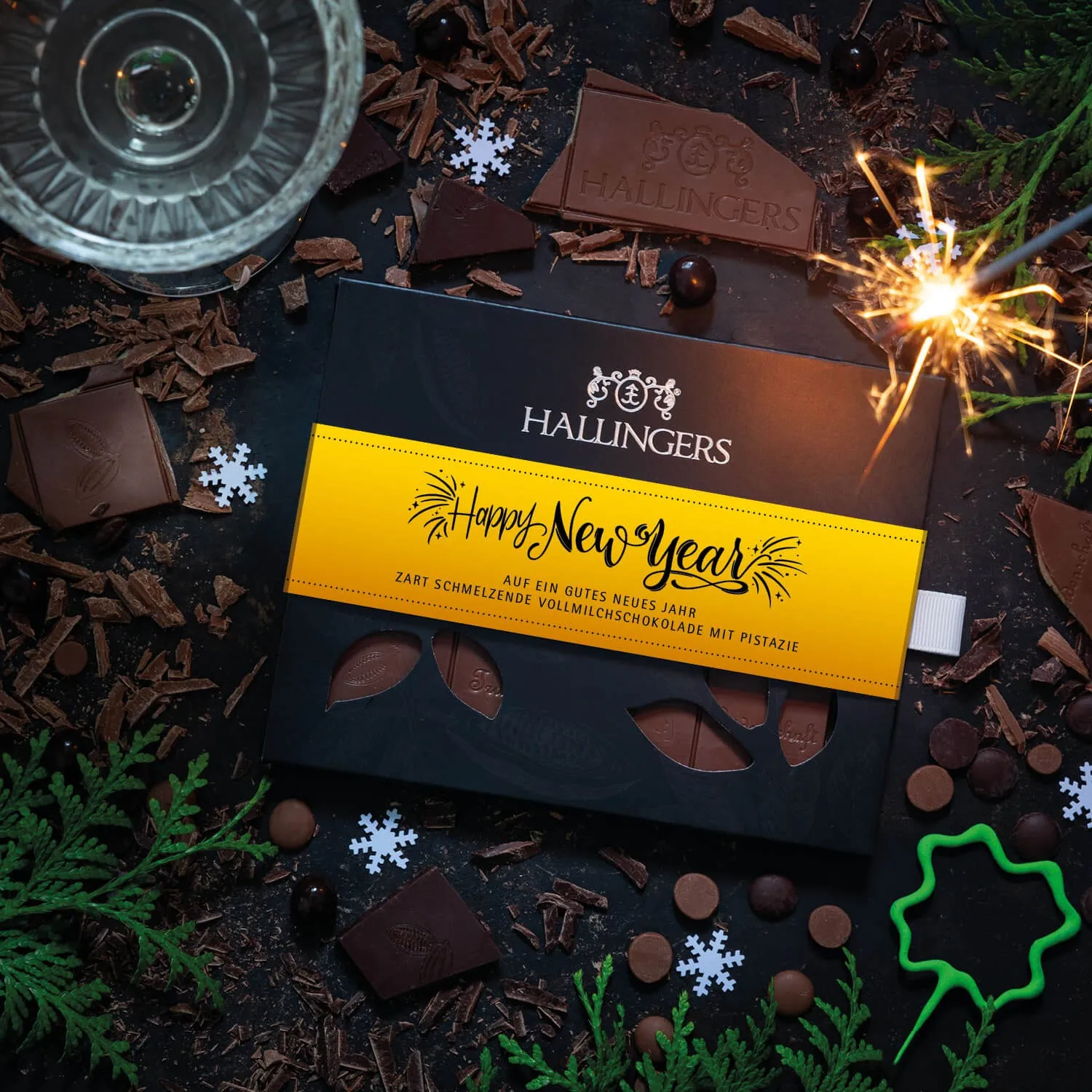 Edle Vollmilchschokolade mit wenig Zucker, dafür lange gerührt und extra cremig!