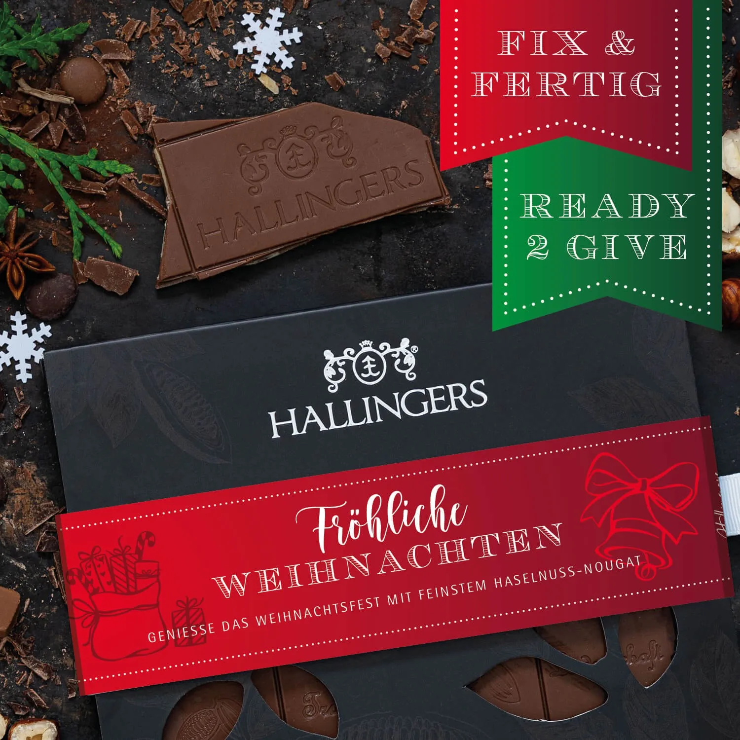 Mit weihnachtlich-eleganter Zimtnote.