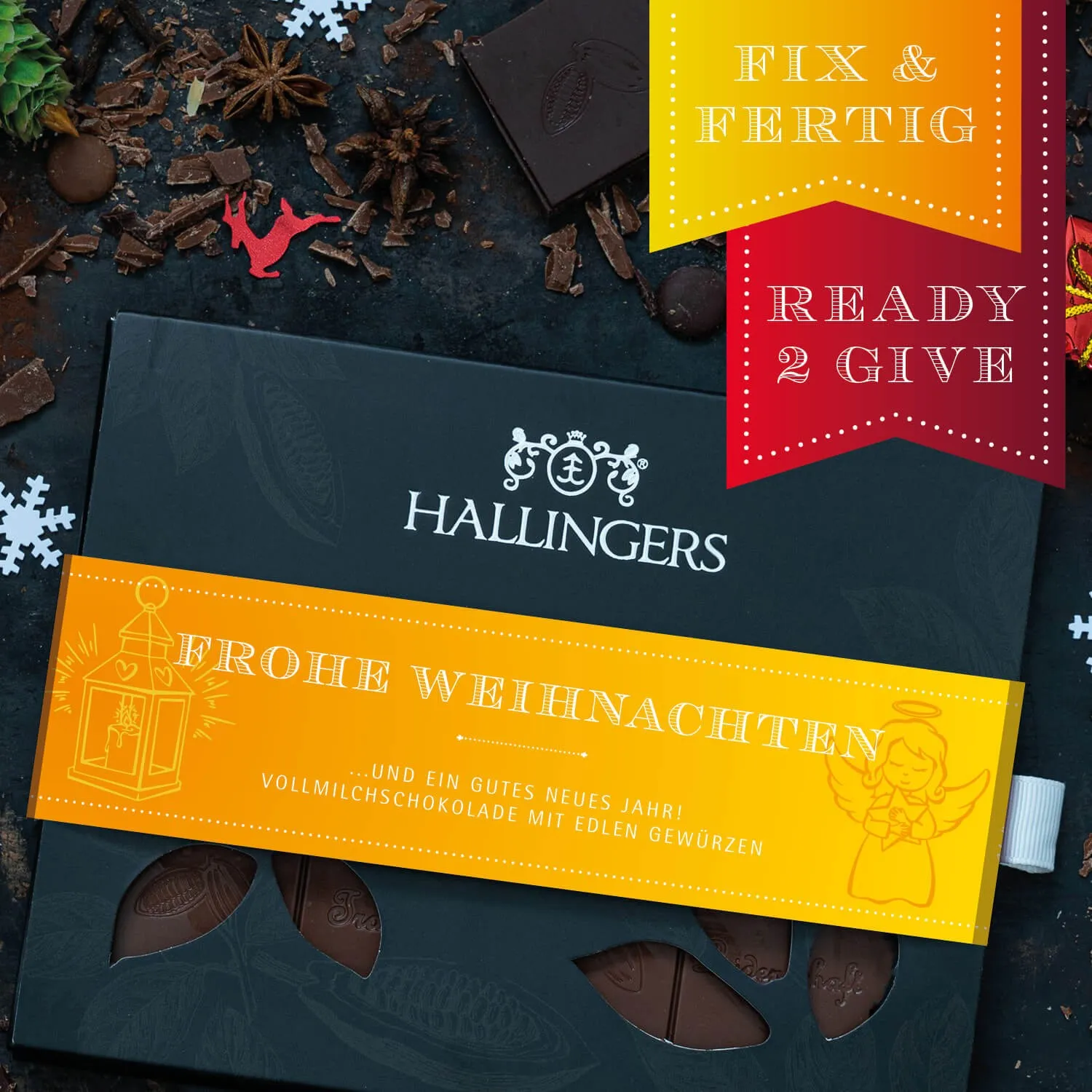 Mit weihnachtlichen Zimt, Anis, Nelken und Ingwernoten.