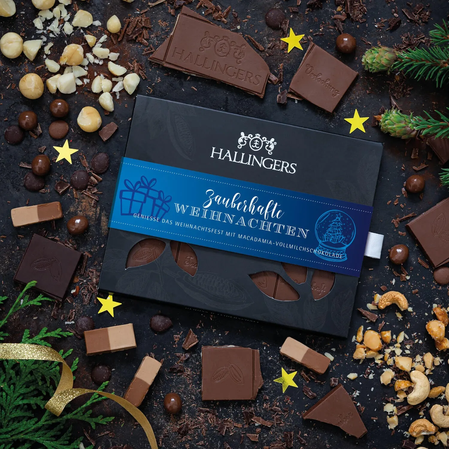 Edle Vollmilchschokolade mit wenig Zucker, dafür lange gerührt und extra cremig!