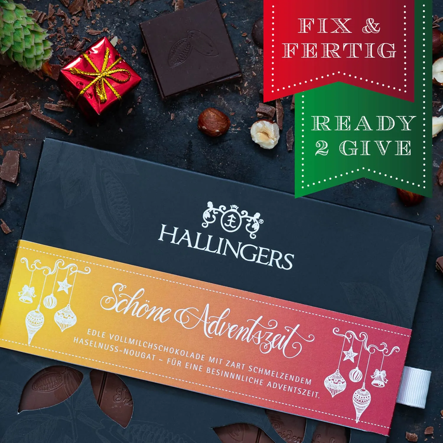 Mit Nougat aus der knackigen Haselnuss!