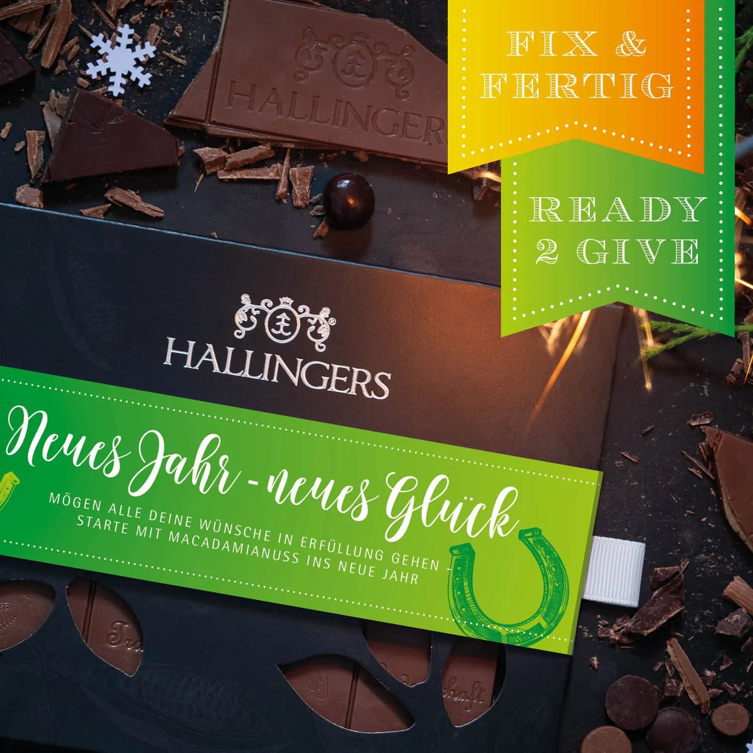 Mit Nougat aus der Königin der Nüsse, der Macadamianuss!