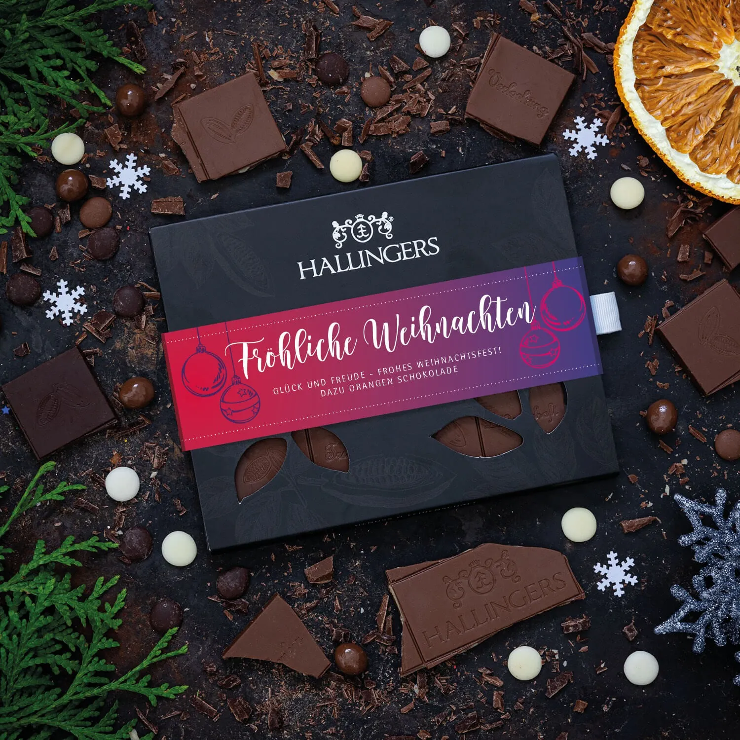 Edle Vollmilchschokolade mit wenig Zucker, dafür lange gerührt und extra cremig!