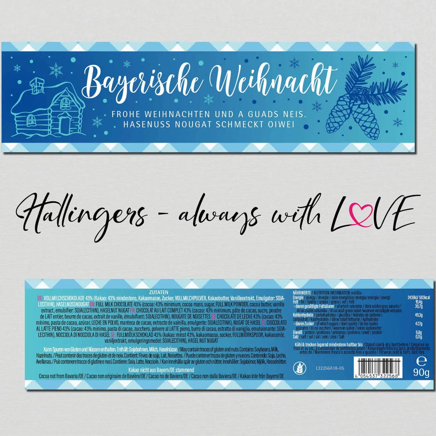 Bayerische Weihnacht (Schokoladentafel, Vollmilch)